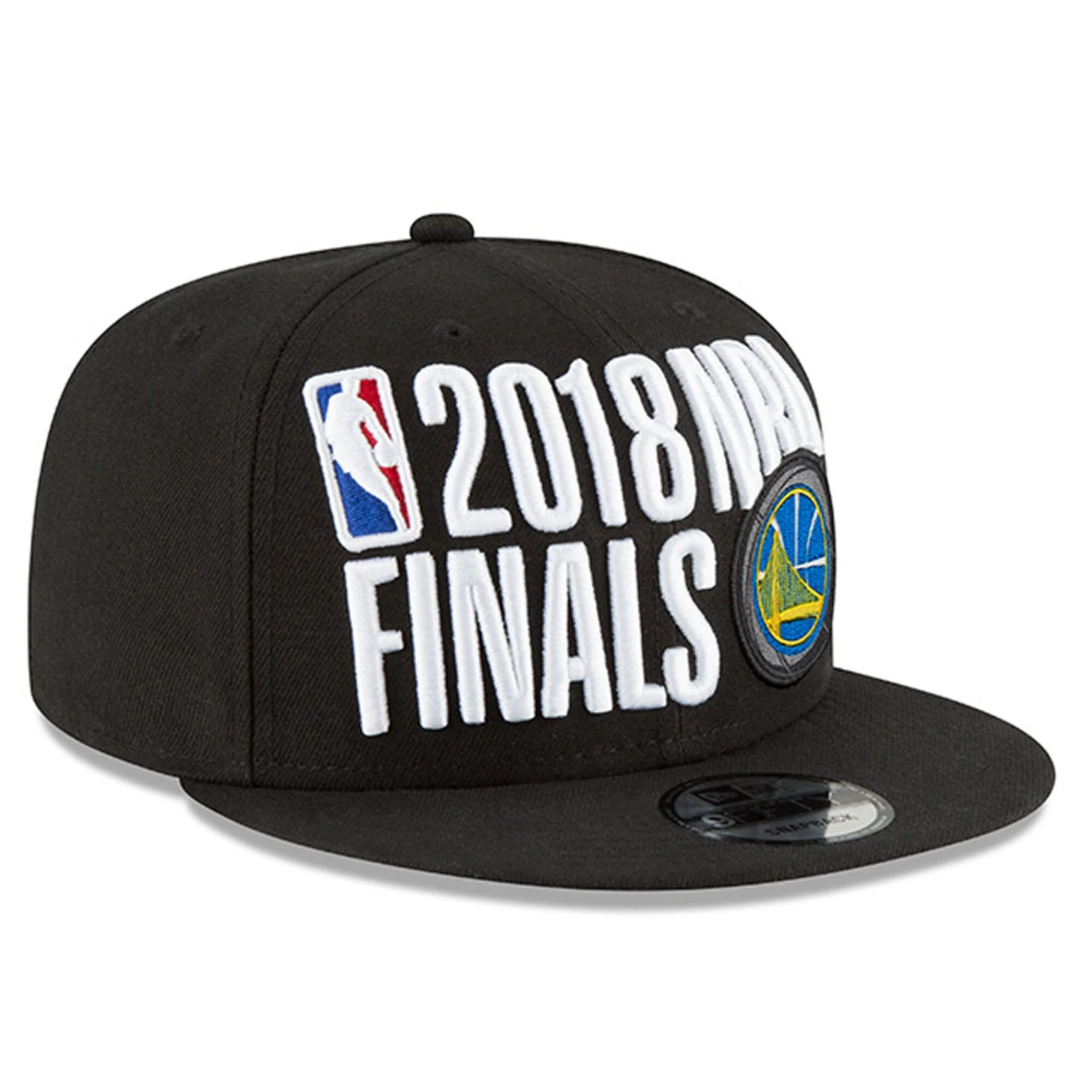 Men's New Era NBA Gs Warriors 2018 Finals 950 Snapback - Black - Image 3