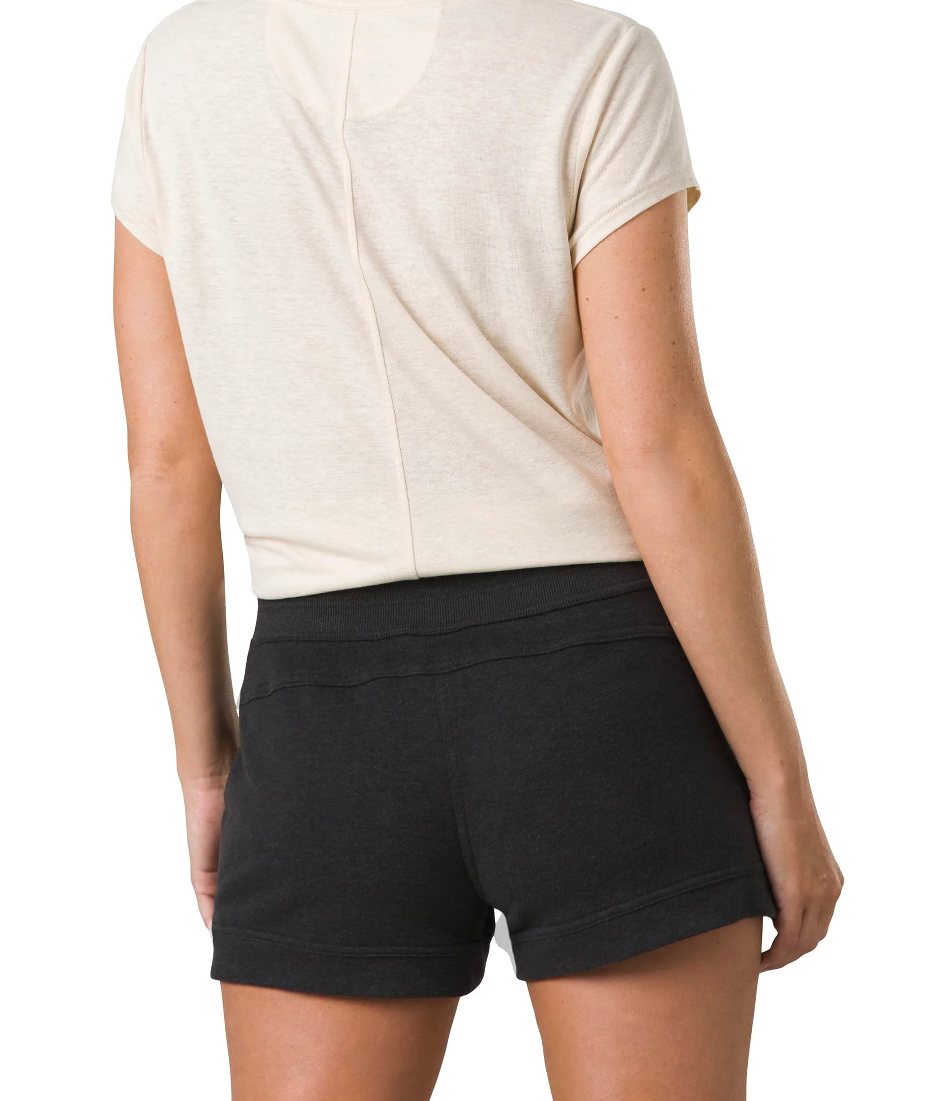 Women's Prana Cozy Up Mid Rise Standard Fit 3" Upf 50+ Shorts - Image 2