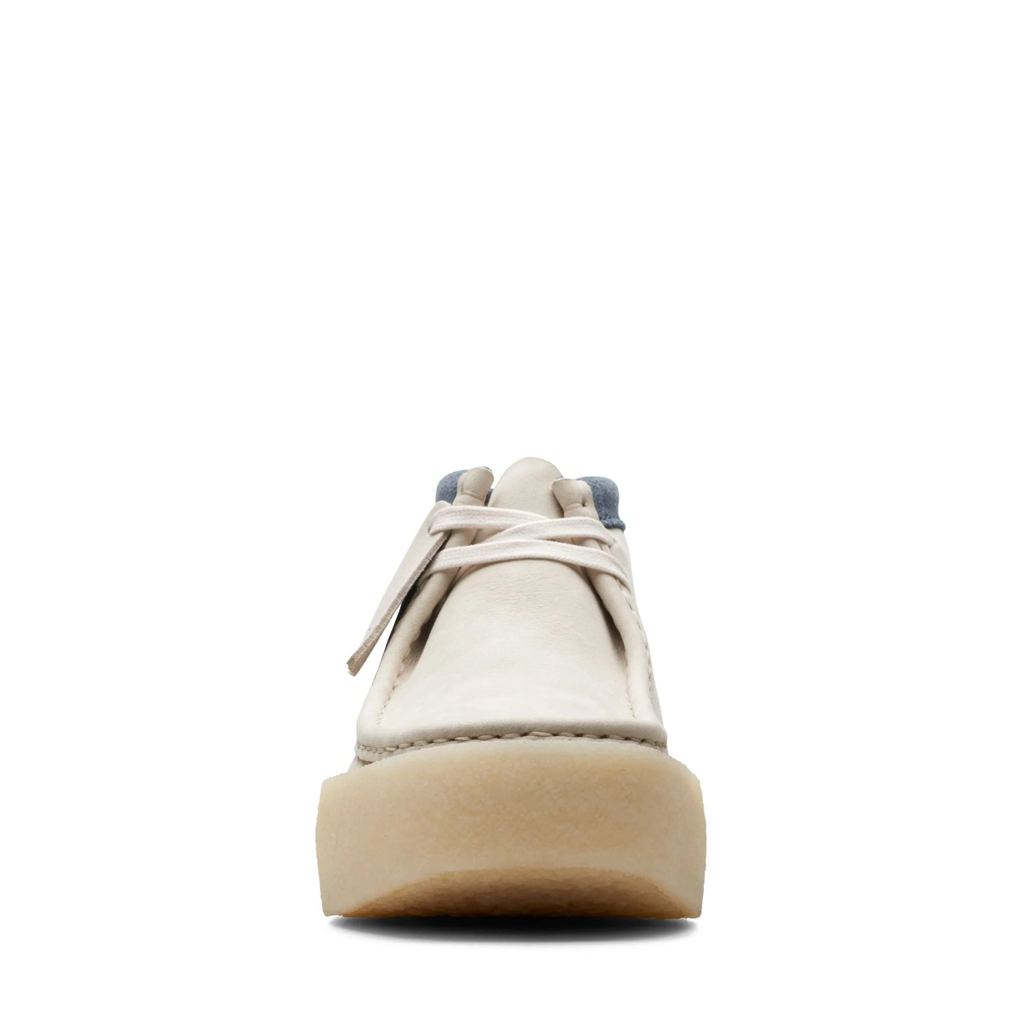 Men's Clarks Wallabee Cup Boot - White Nubuck - Image 3