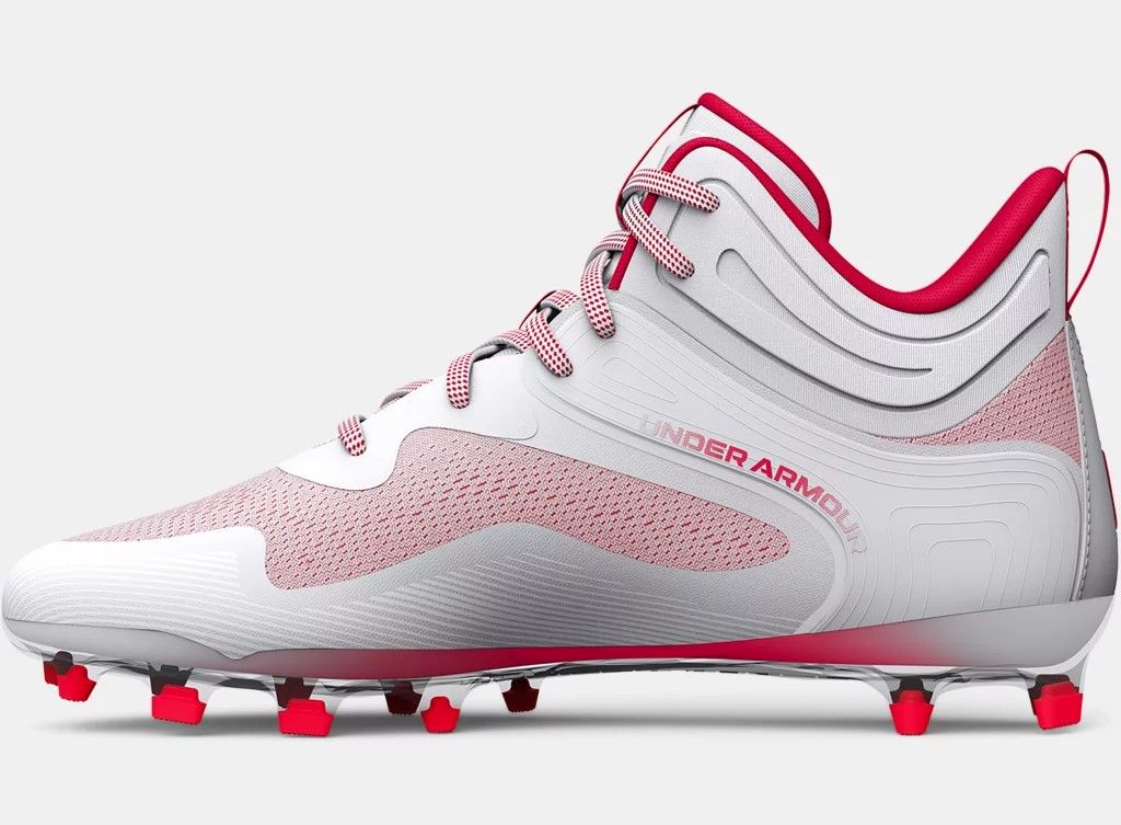Men's Under Armour Command Mc Mid 'White Red' (No Lid) - Image 3