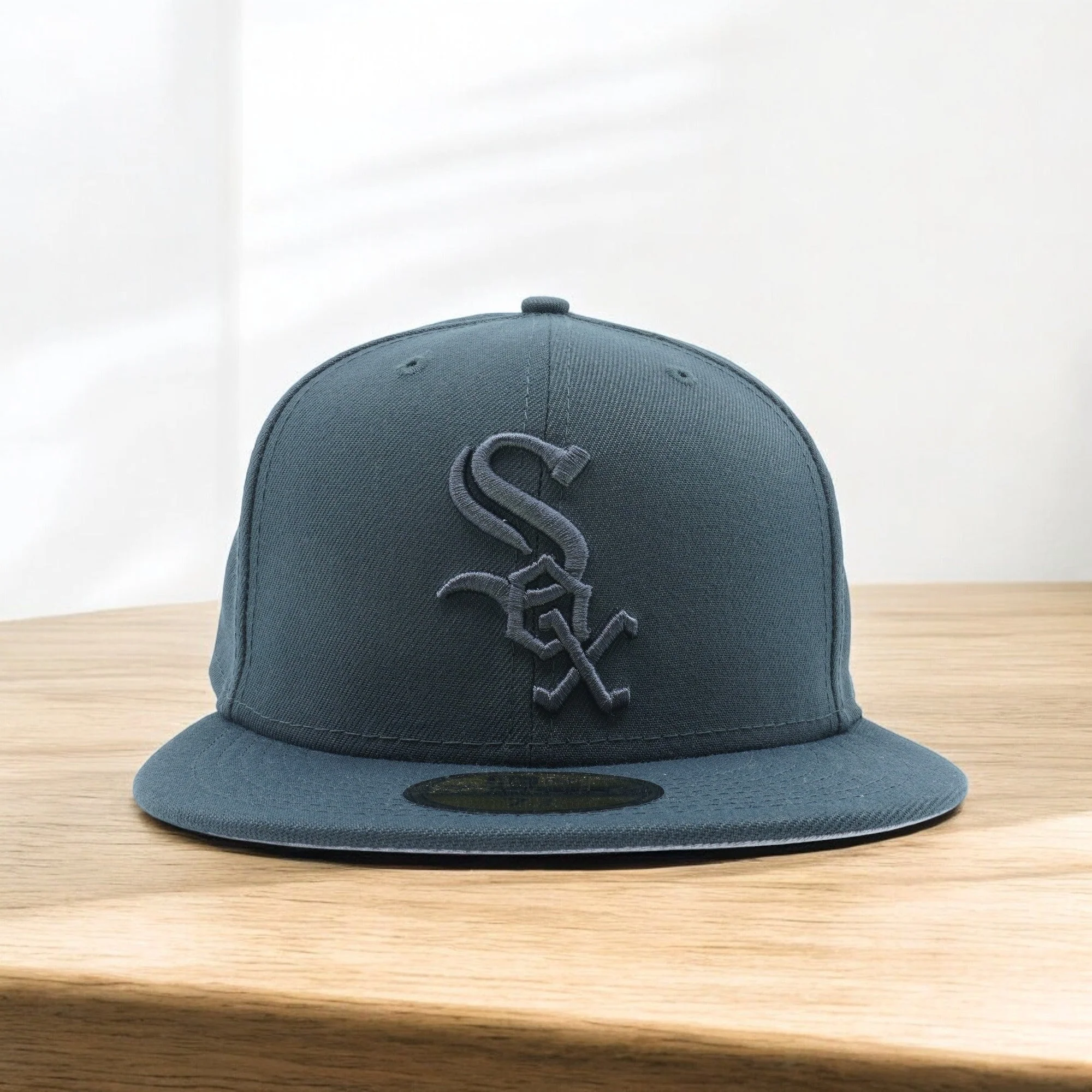Men's New Era MLB Chicago White Sox 5950 Fitted 'Color Pack'-Graphite - Image 2