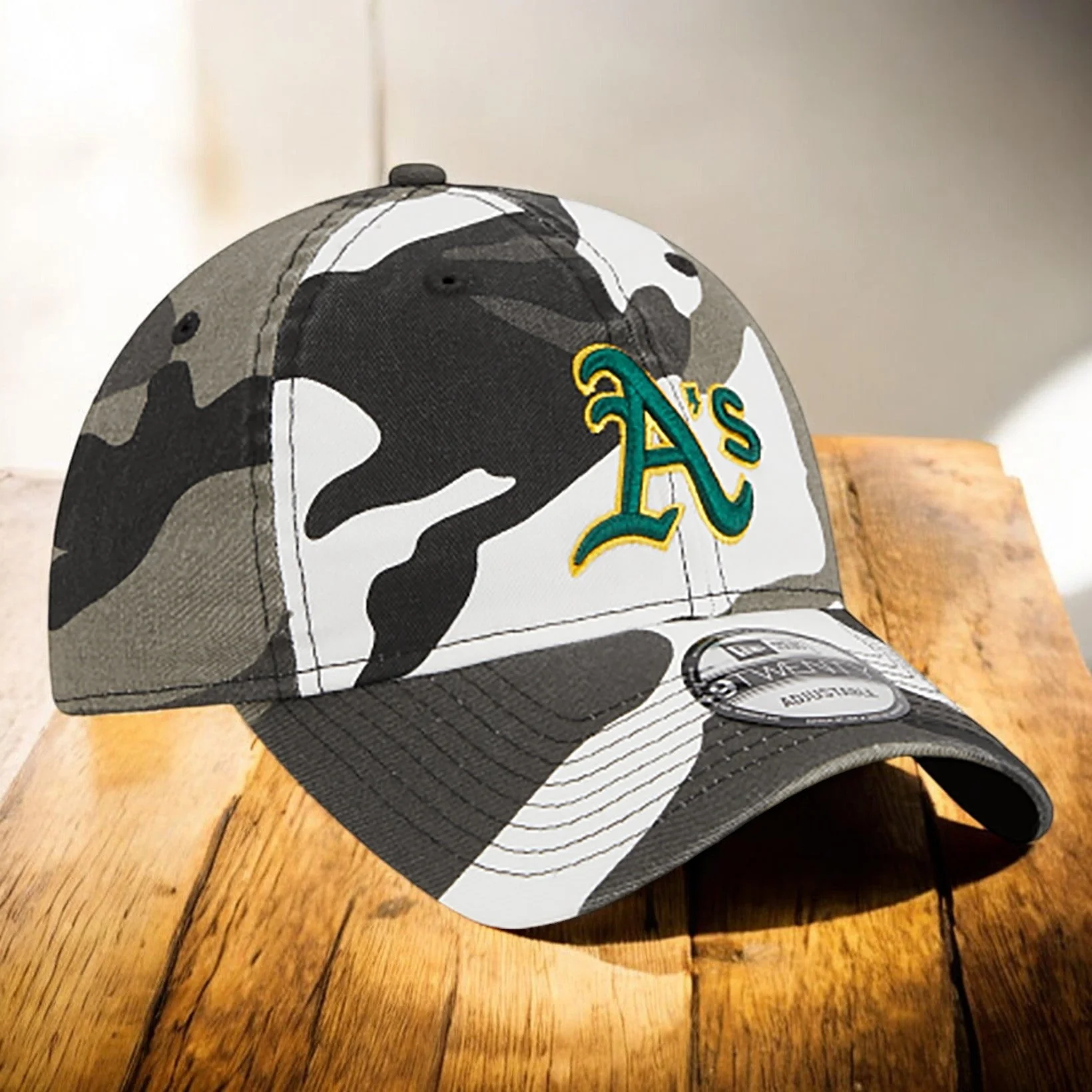 Men's New Era MLB 920 Camo Adjustable - Oakland Athletics - Image 3