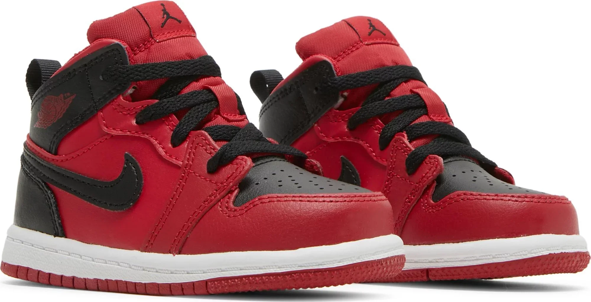Toddlers Air Jordan Retro 1 Mid 'Reverse Bred' (Td) - Image 2