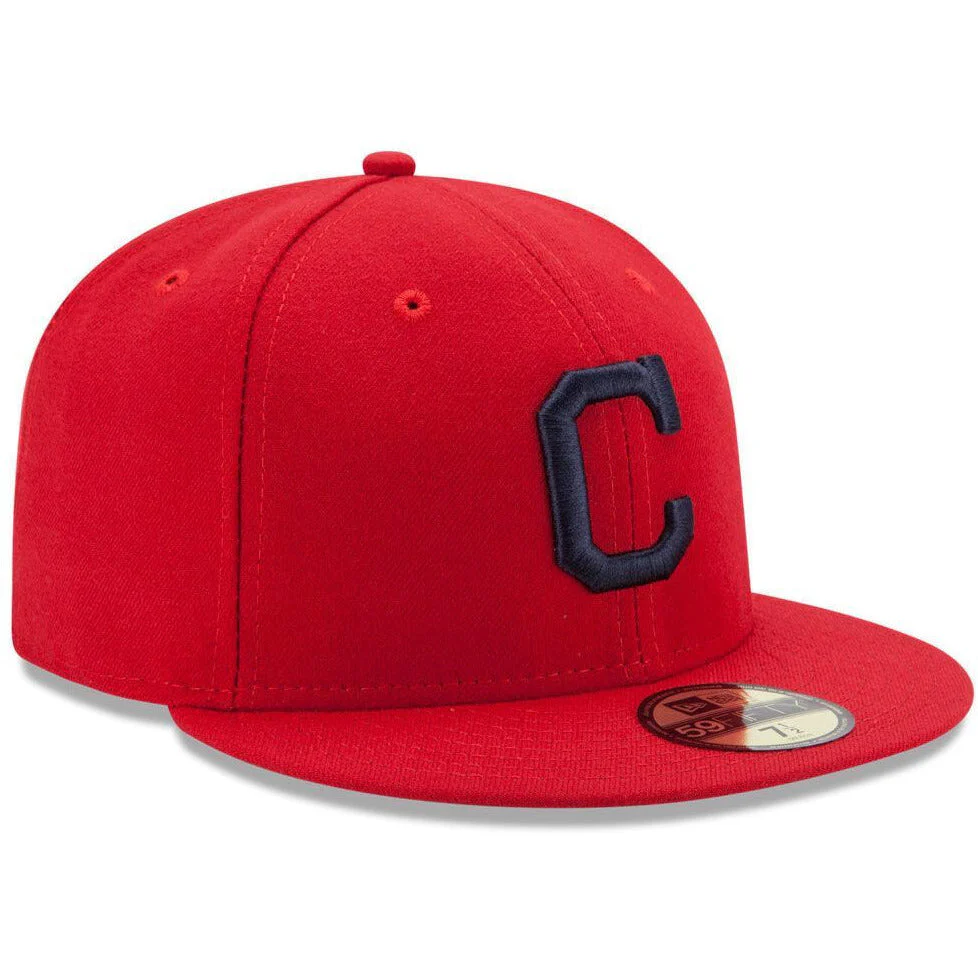 Men's New Era MLB Authentic Collection On Field 59Fifty Fitted Cap Cleveland Indians - Image 3