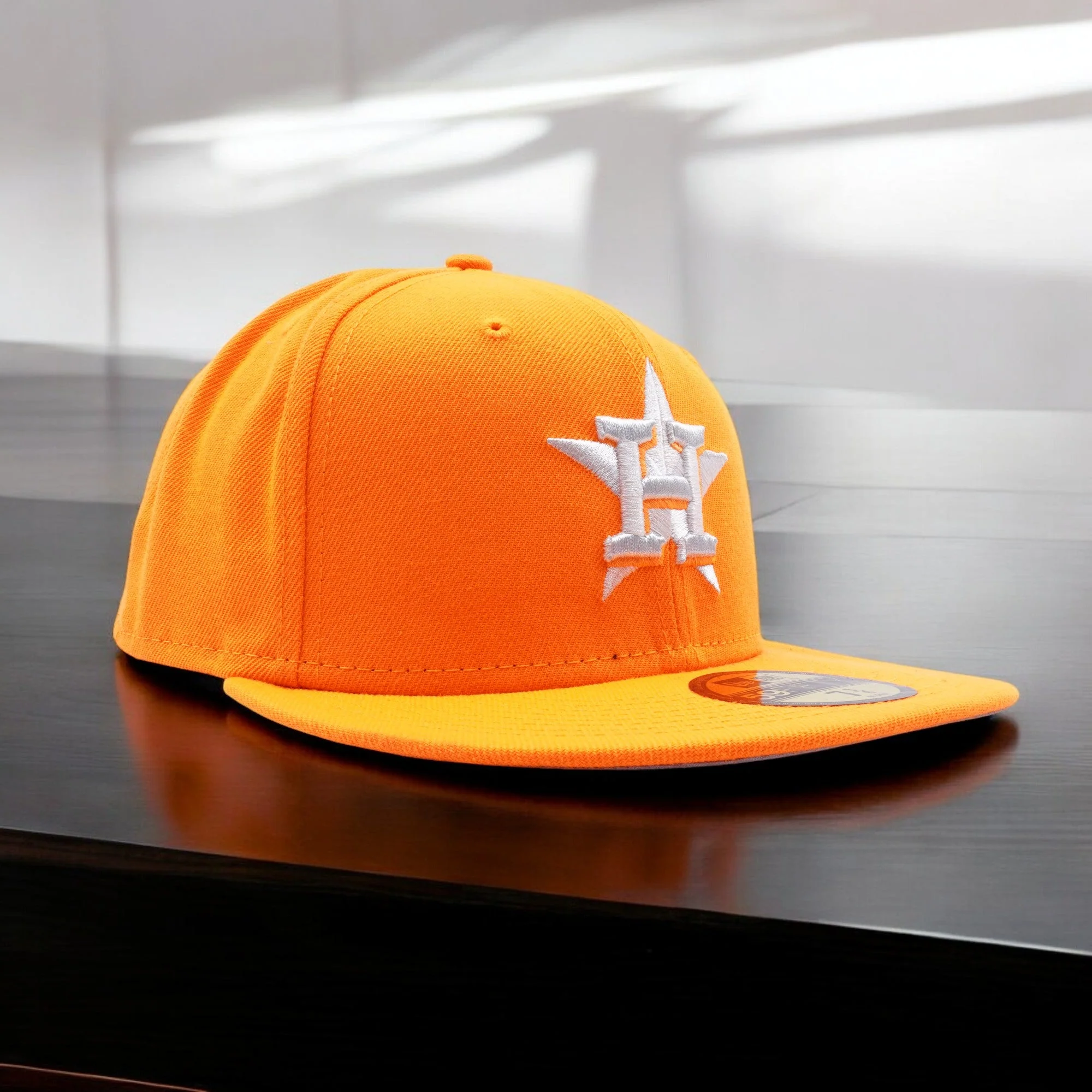 Men's New Era MLB Houston Astros 5950 Fitted-Hunter Flame Orange Gubs - Image 2