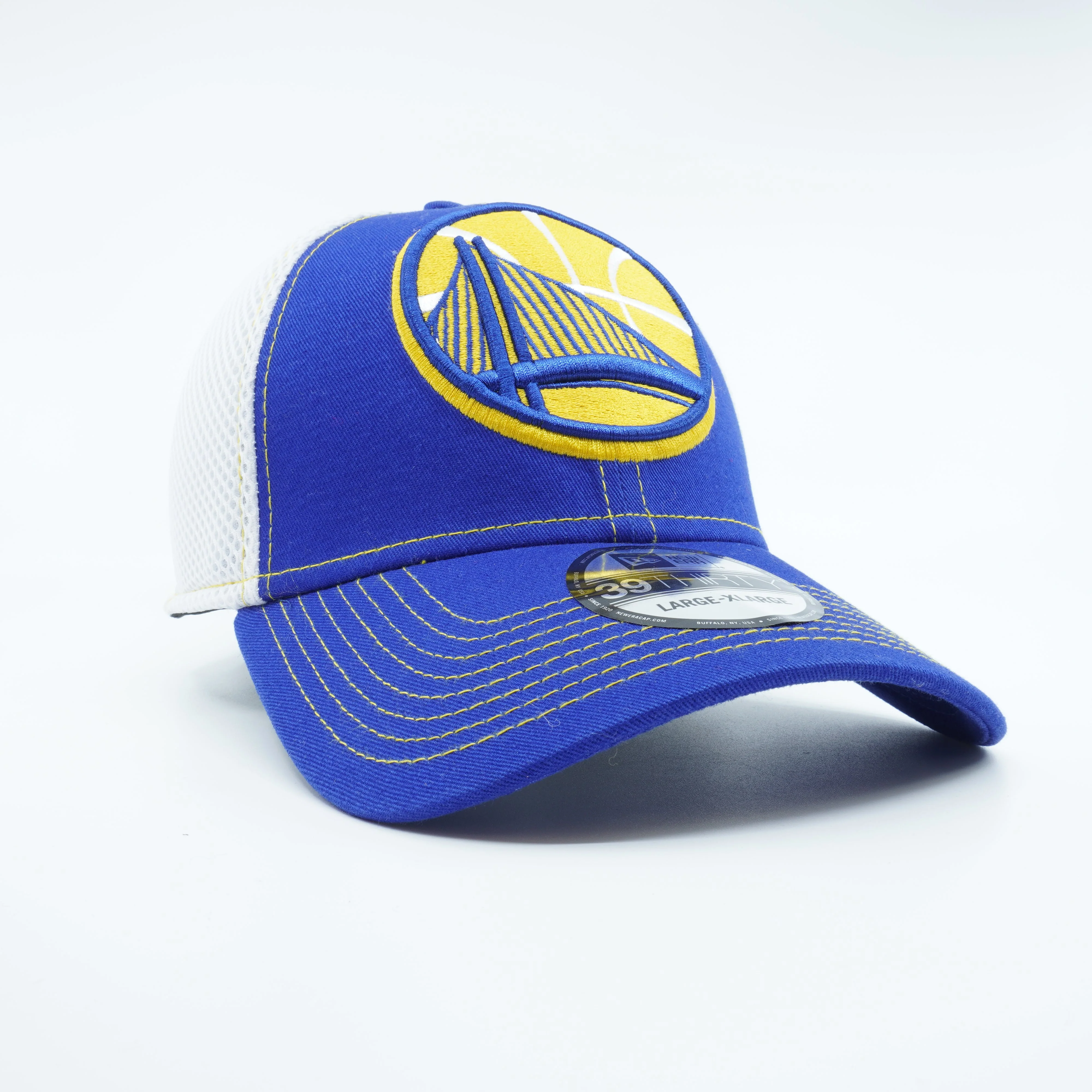 Men's New Era NBA Golden State Warriors 3930 Mega Team Neo Flex - Blue - Image 3