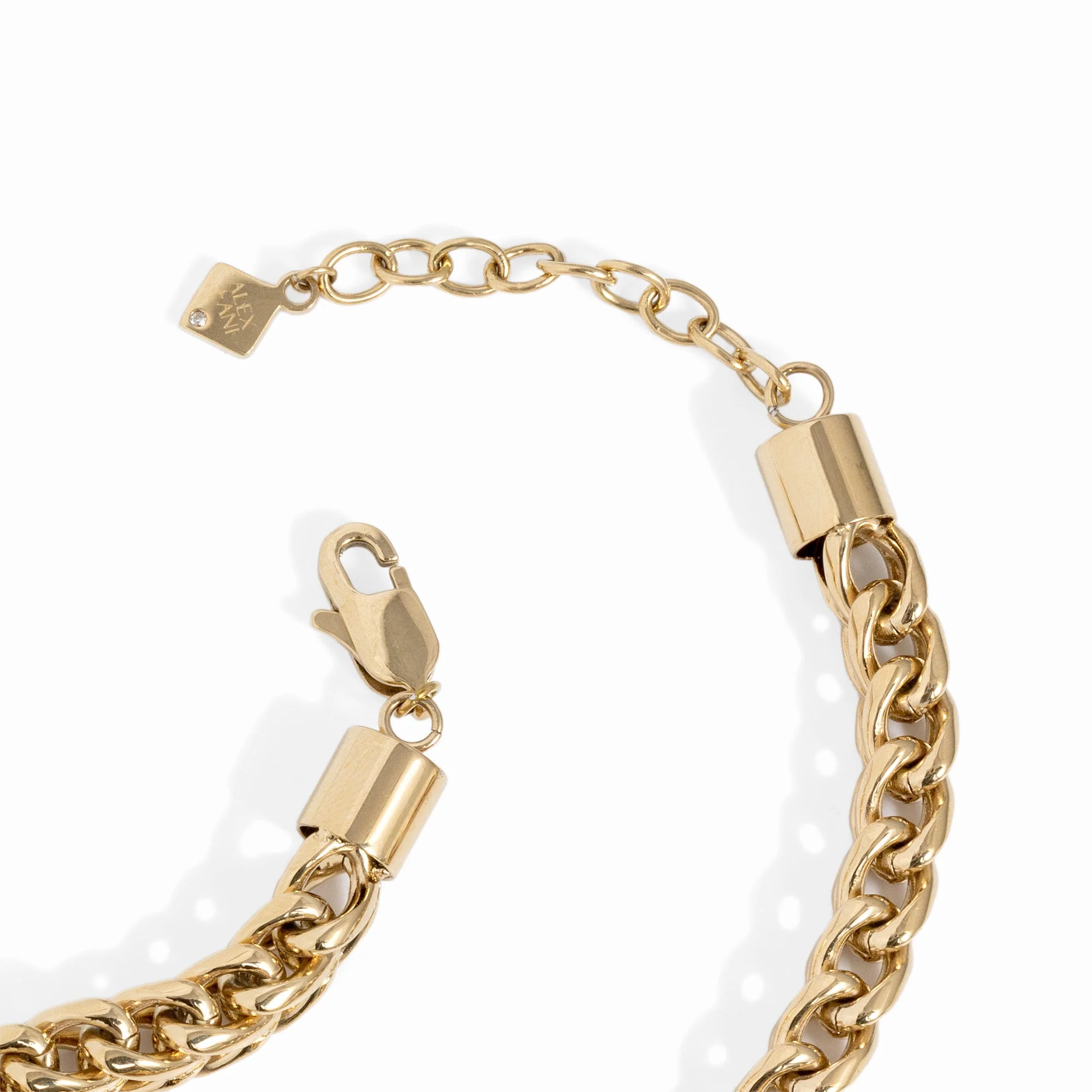 Adjustable Wheat Chain Bracelet - Image 3