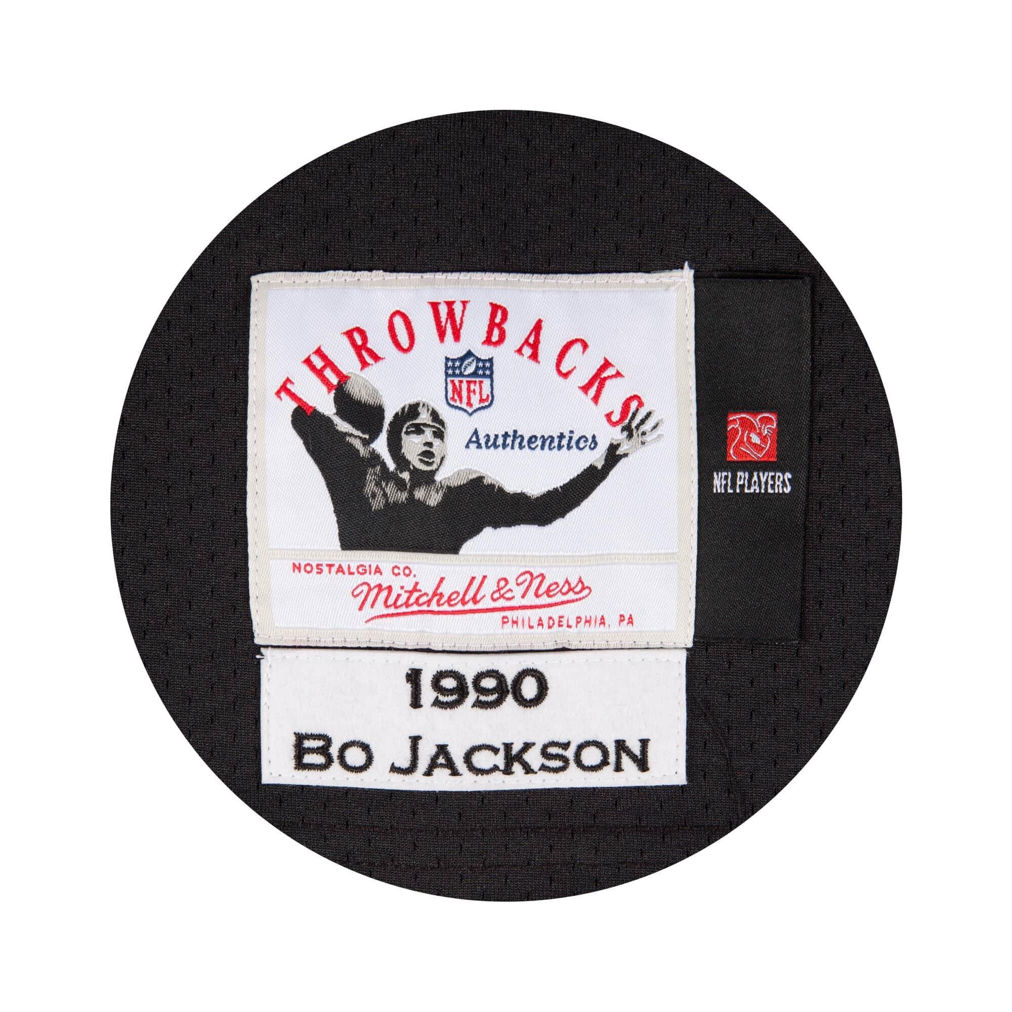 Men's Mitchell & Ness NFL Authentic Jersey Oakland Raiders 1990 Bo Jackson - Image 3