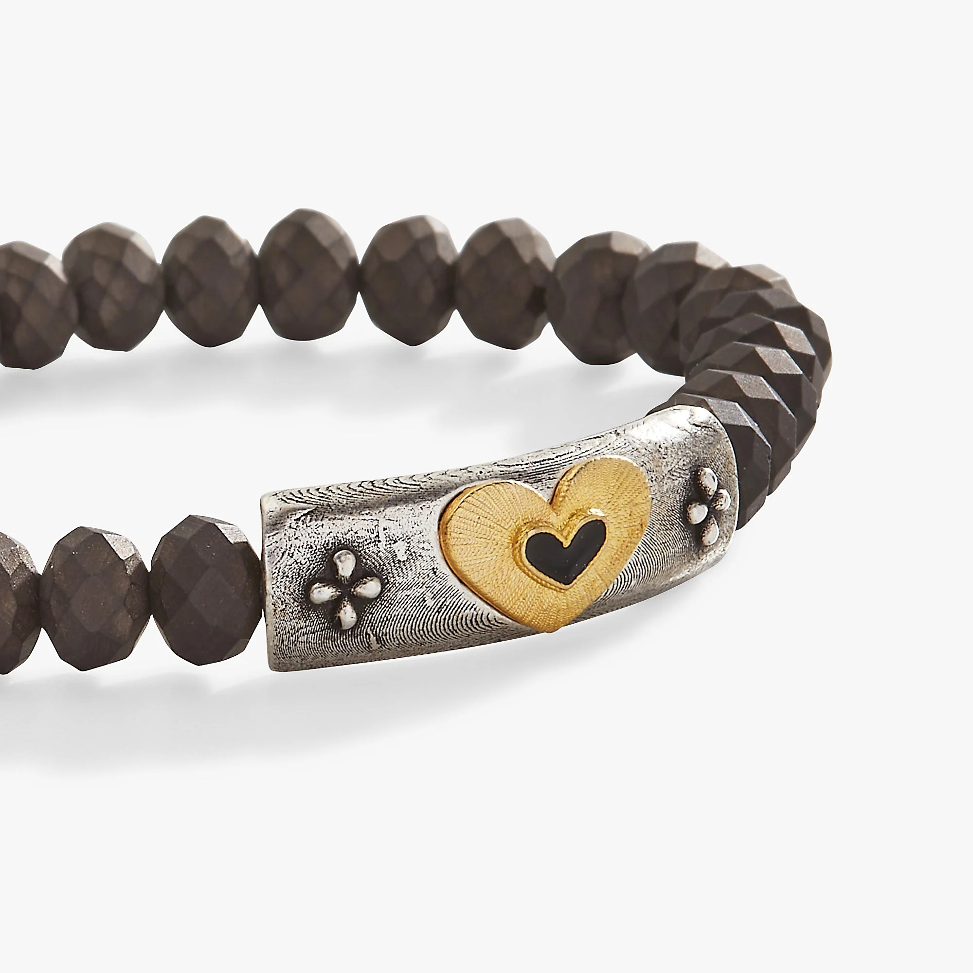 Antique Heart Stretch Bracelet - Image 3