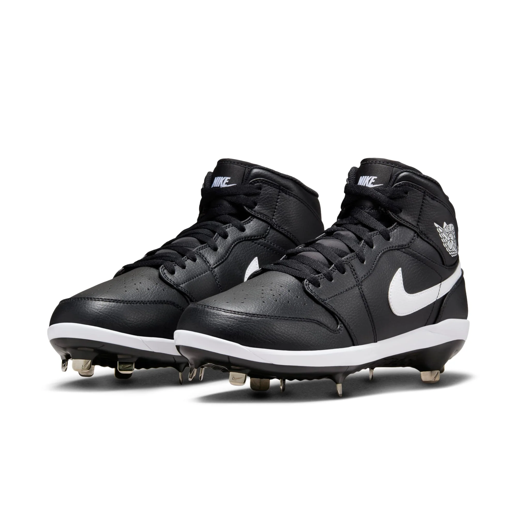 Men's Air Jordan Retro 1 Metal 'Black White' 2023 - Image 2
