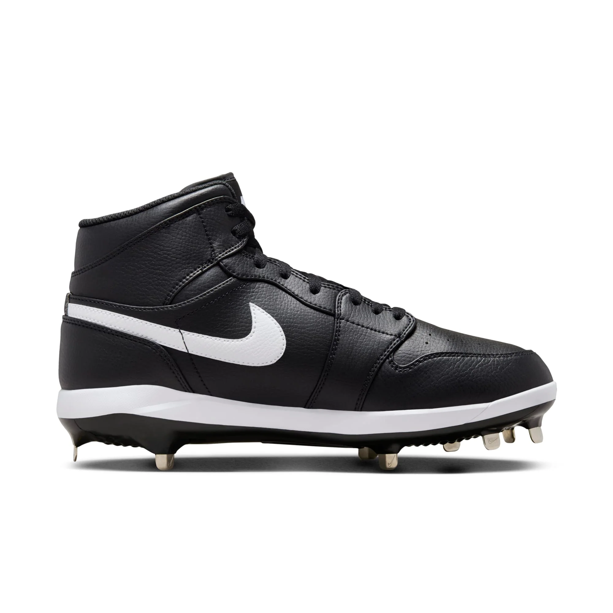 Men's Air Jordan Retro 1 Metal 'Black White' 2023 - Image 3