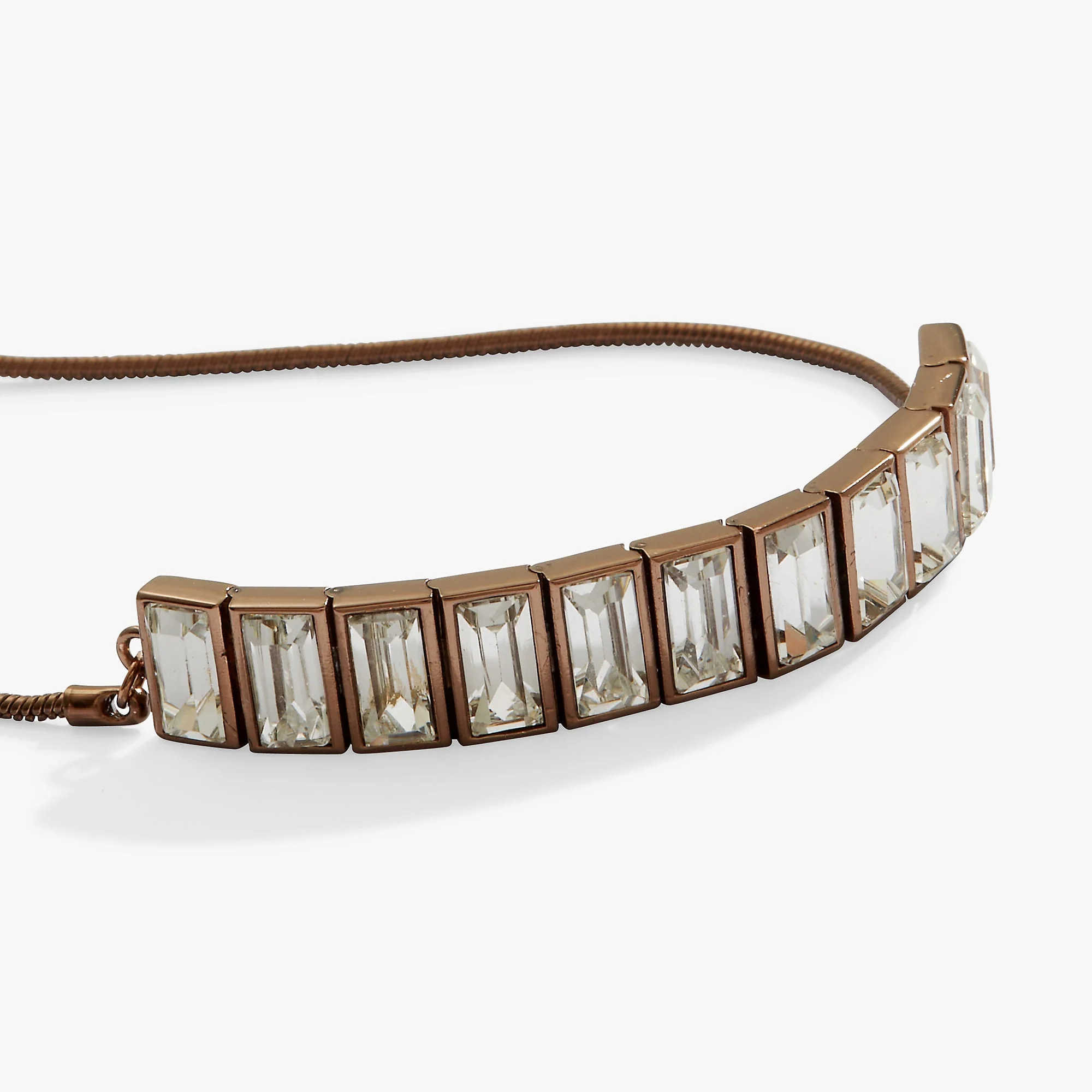 Baguette Crystal Tennis Bracelet - Image 11