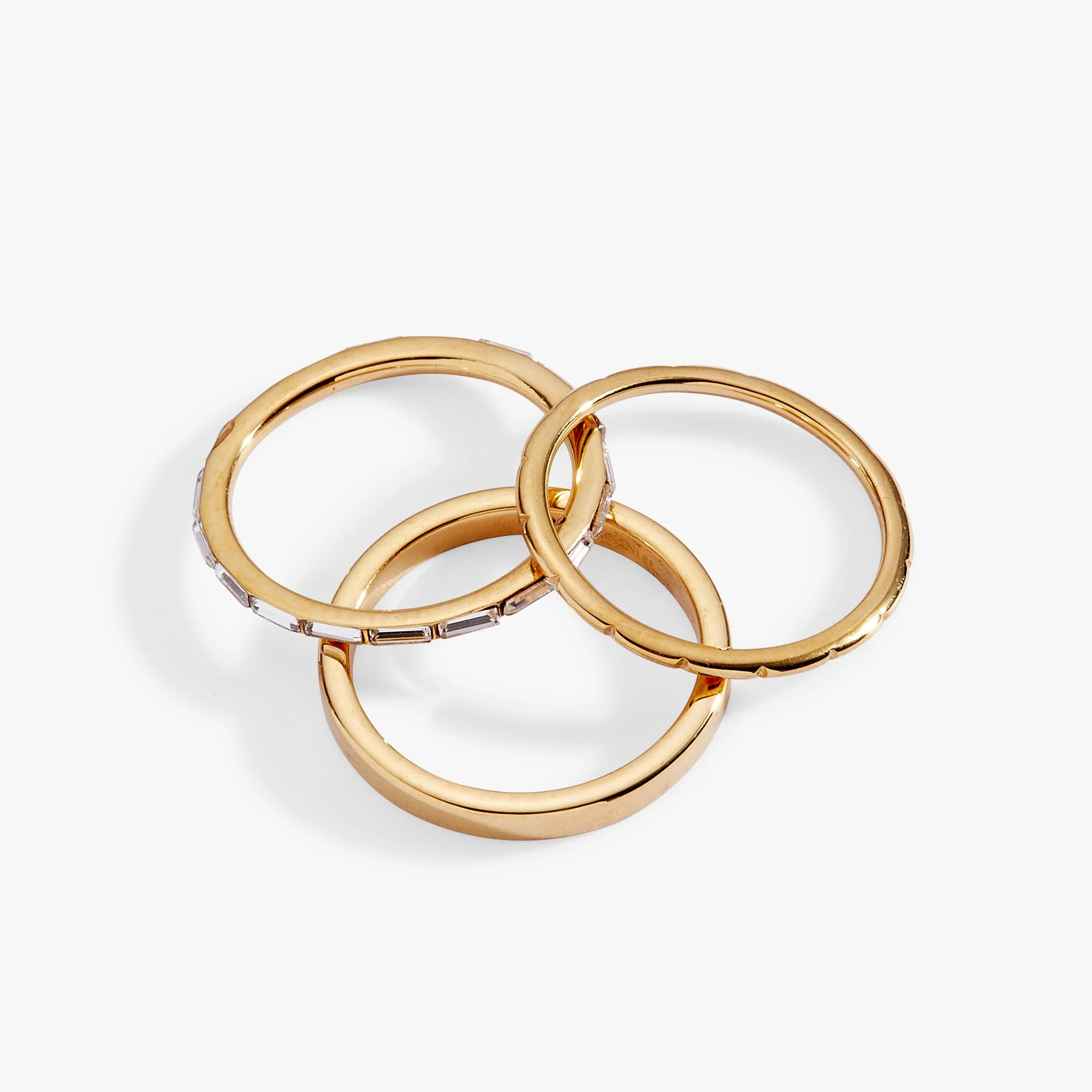 Baguette Stacking Ring Set of 3 - Image 3