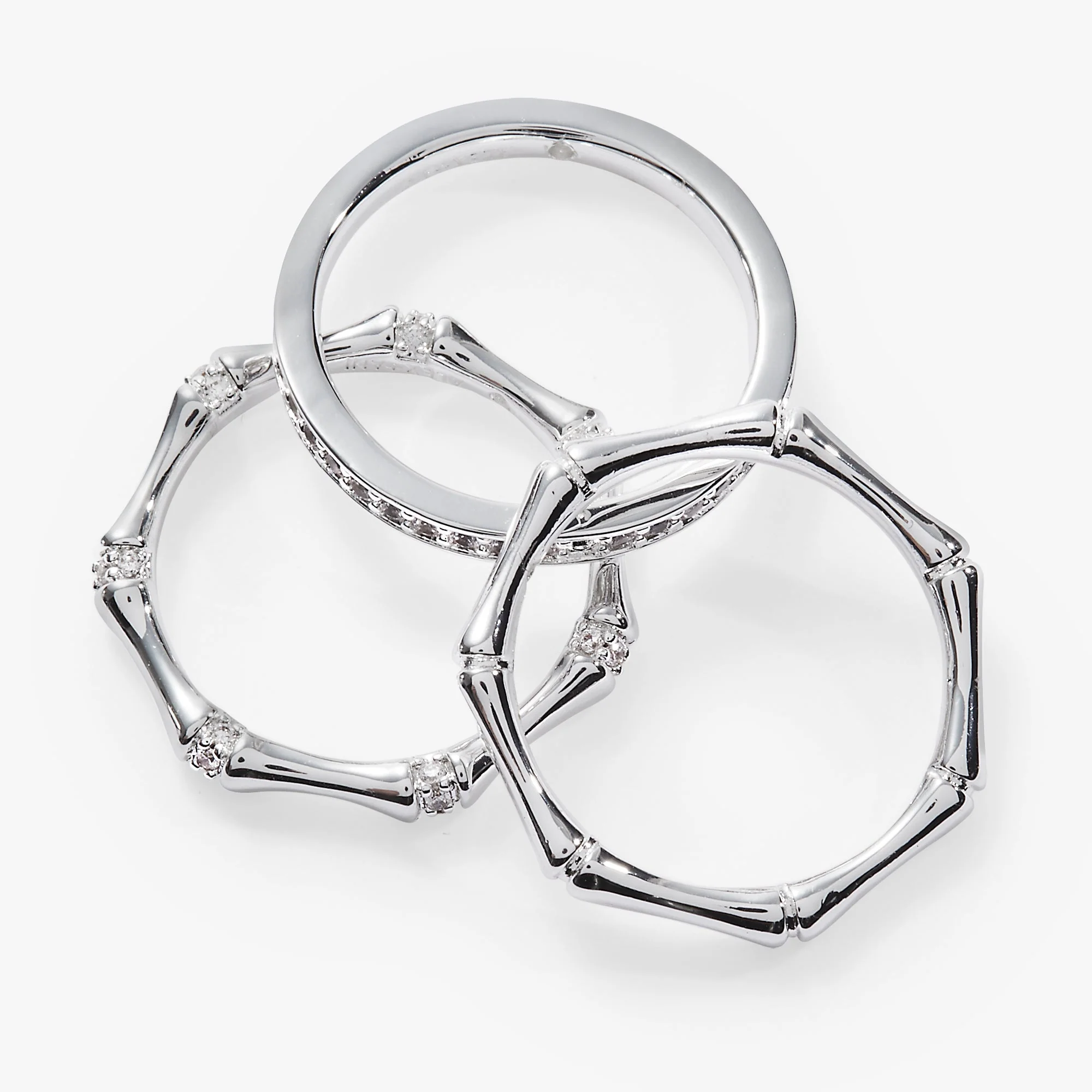 Bamboo Trio Ring Set - Image 8