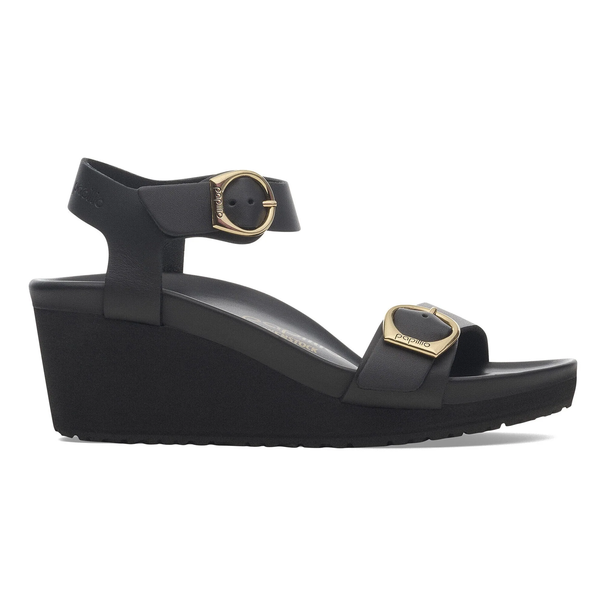 Birkenstock Soley Ring-Buckle Natural Leather Black - Image 3