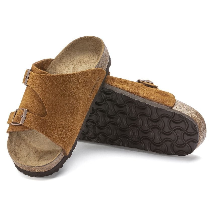 Birkenstock Unisex Zurich Bs Suede Leather Mink - Image 7