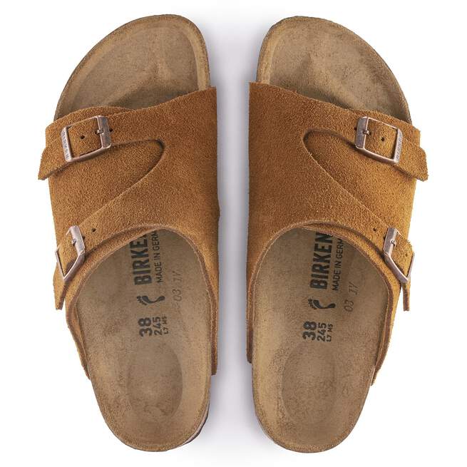 Birkenstock Unisex Zurich Suede Leather Mink - Image 2