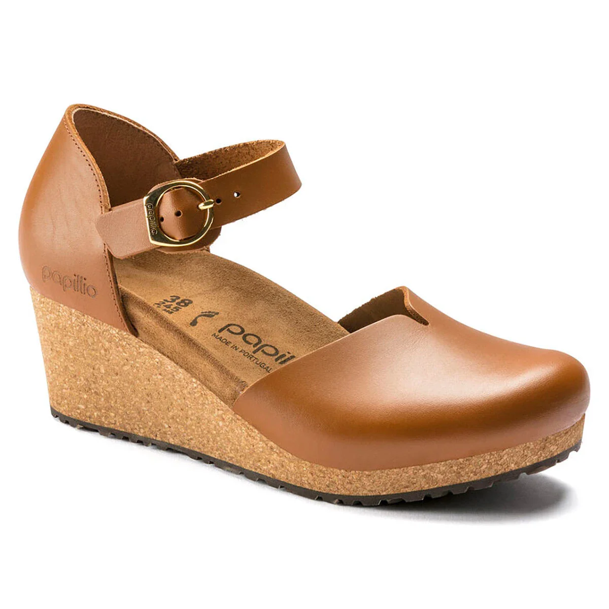 Birkenstock Women's Papillio Mary Natural Leather Sandals - Image 9