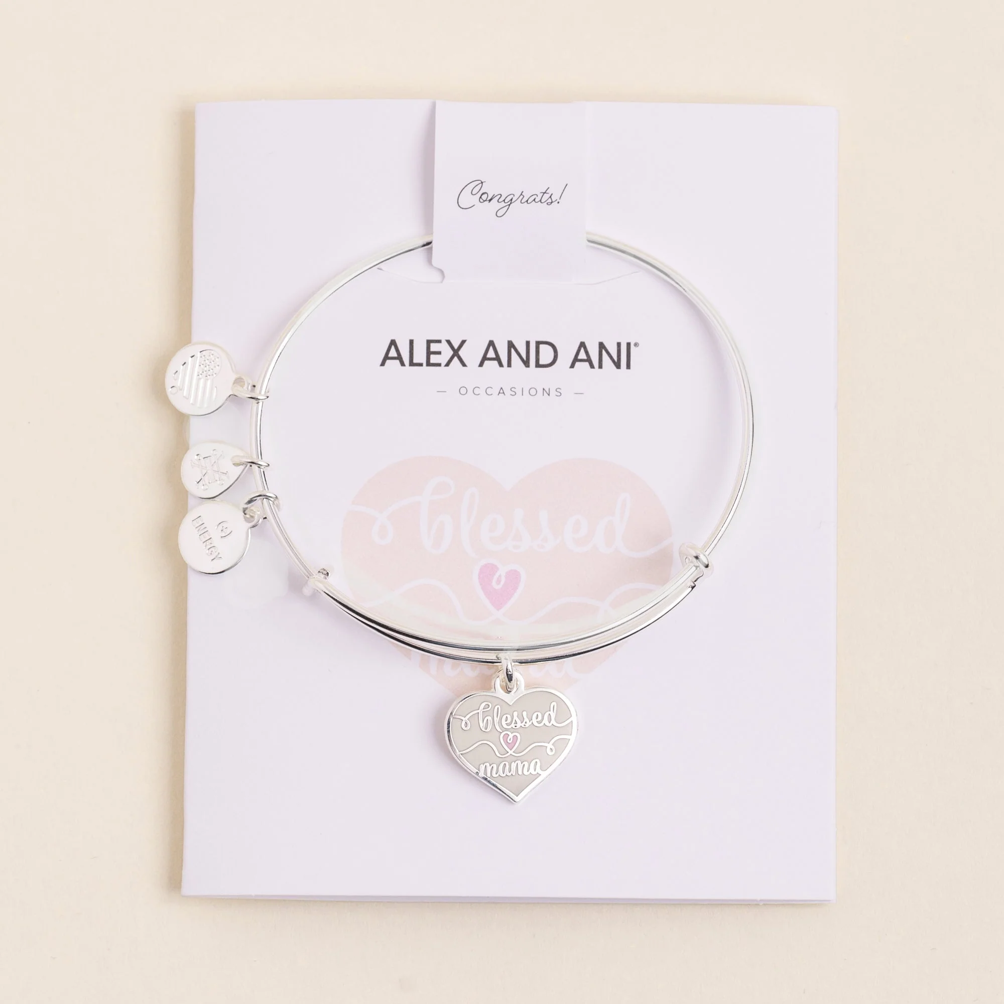 'Blessed Mama' Charm Bangle - Image 2