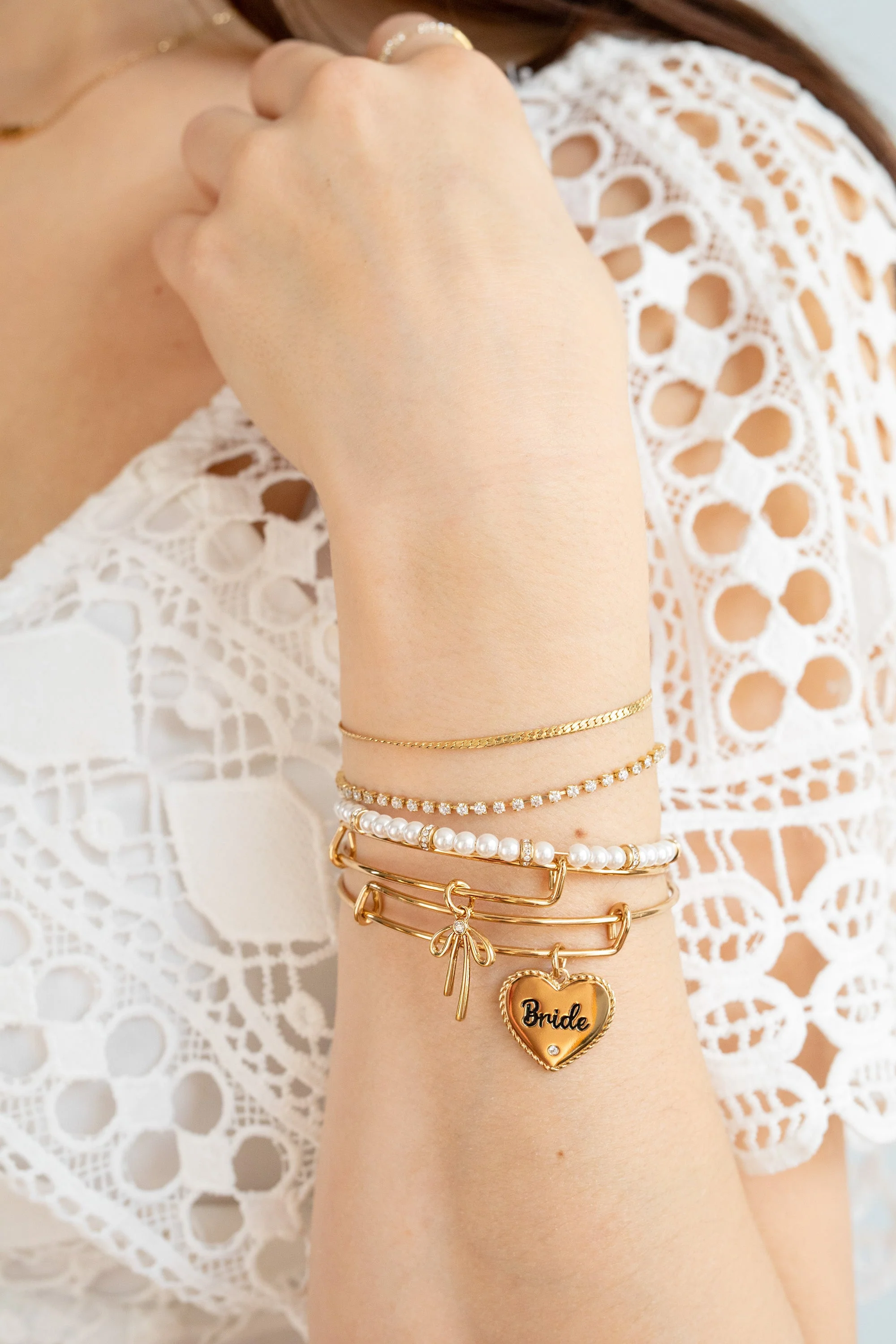 Bow Charm Bangle - Image 2