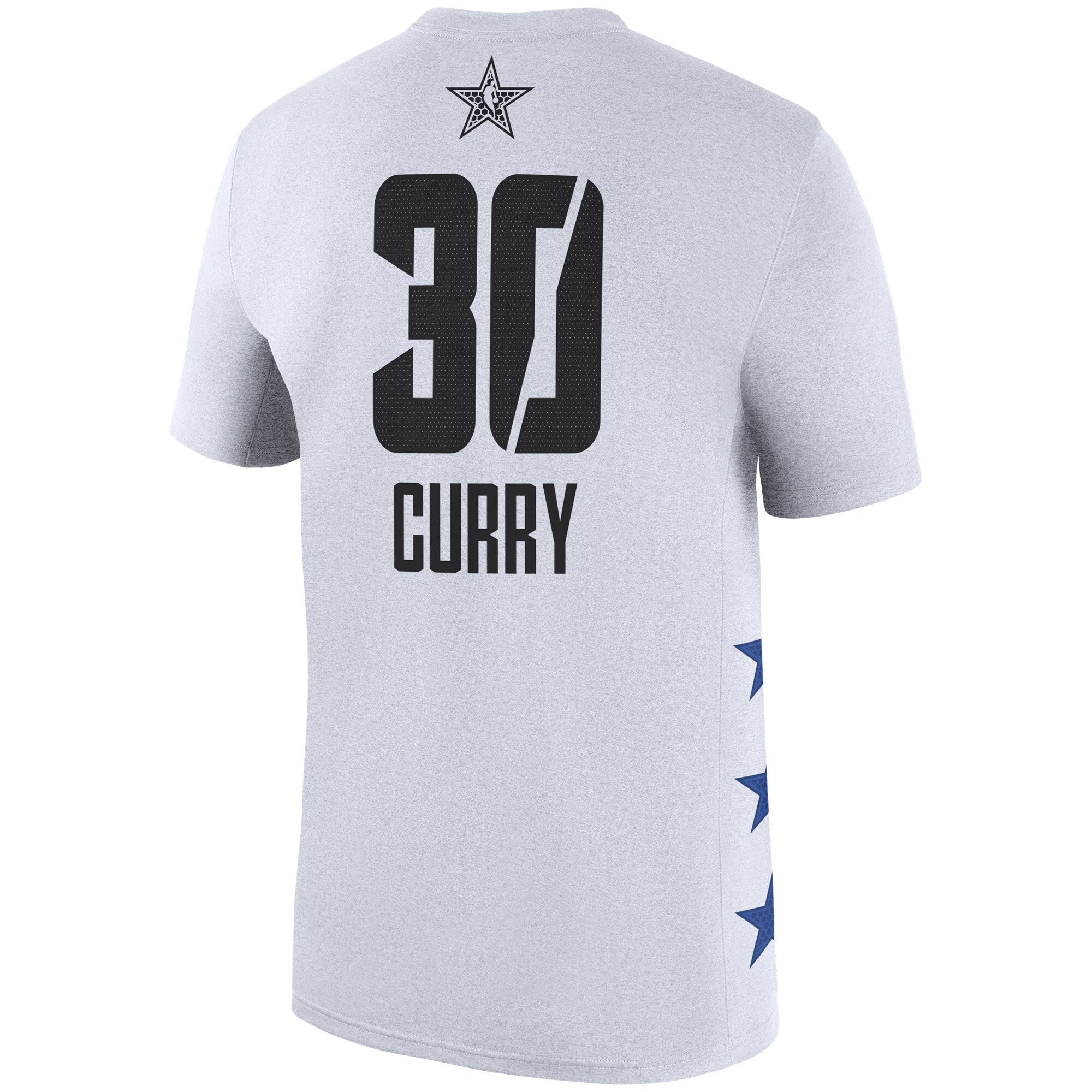 Men's Air Jordan NBA Gsw 2019 NBA All-Star Esteph Curry Game Name & Number T-Shirt - Image 2