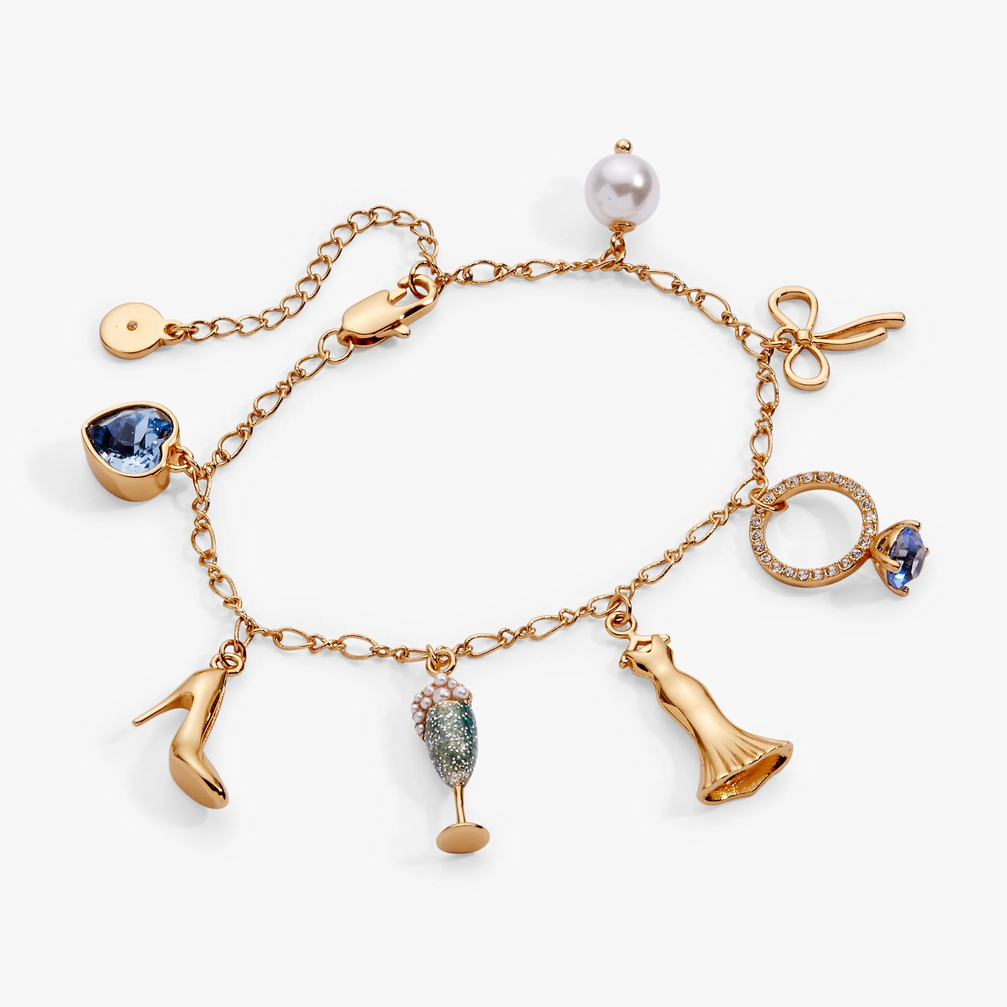 Bridal Multi-Charm Bracelet - Image 4