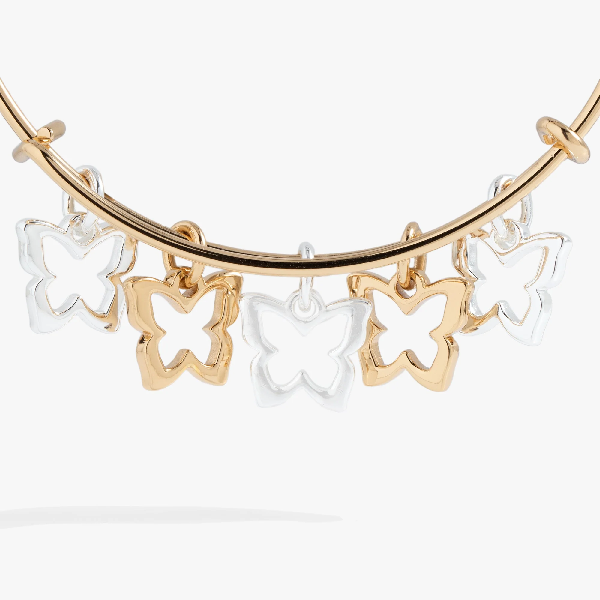 Butterfly Multi-Charm Bangle - Image 2