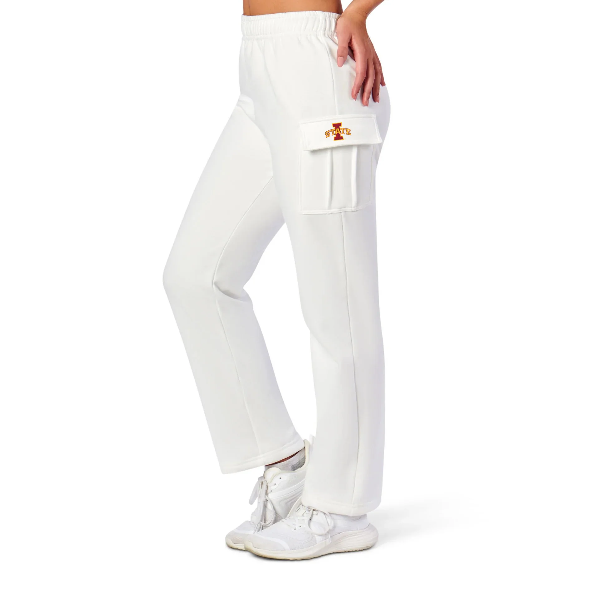Kadi Women's Cargo Straight Fleece Iowa State - Image 5