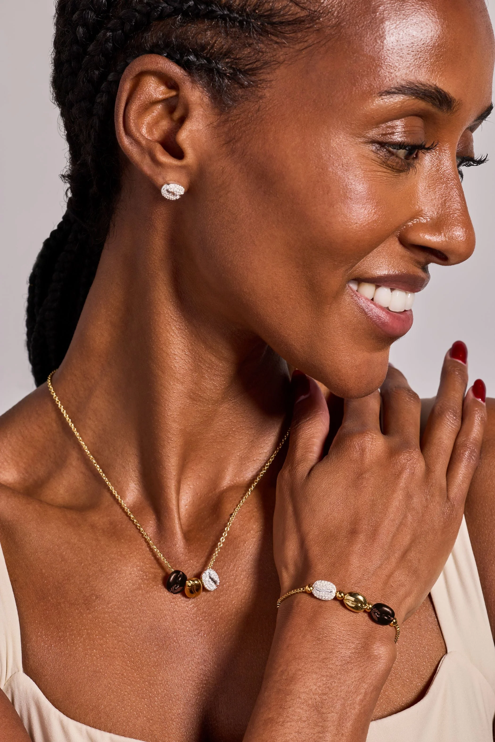 Coffee Bean Bolo Bracelet - Image 3