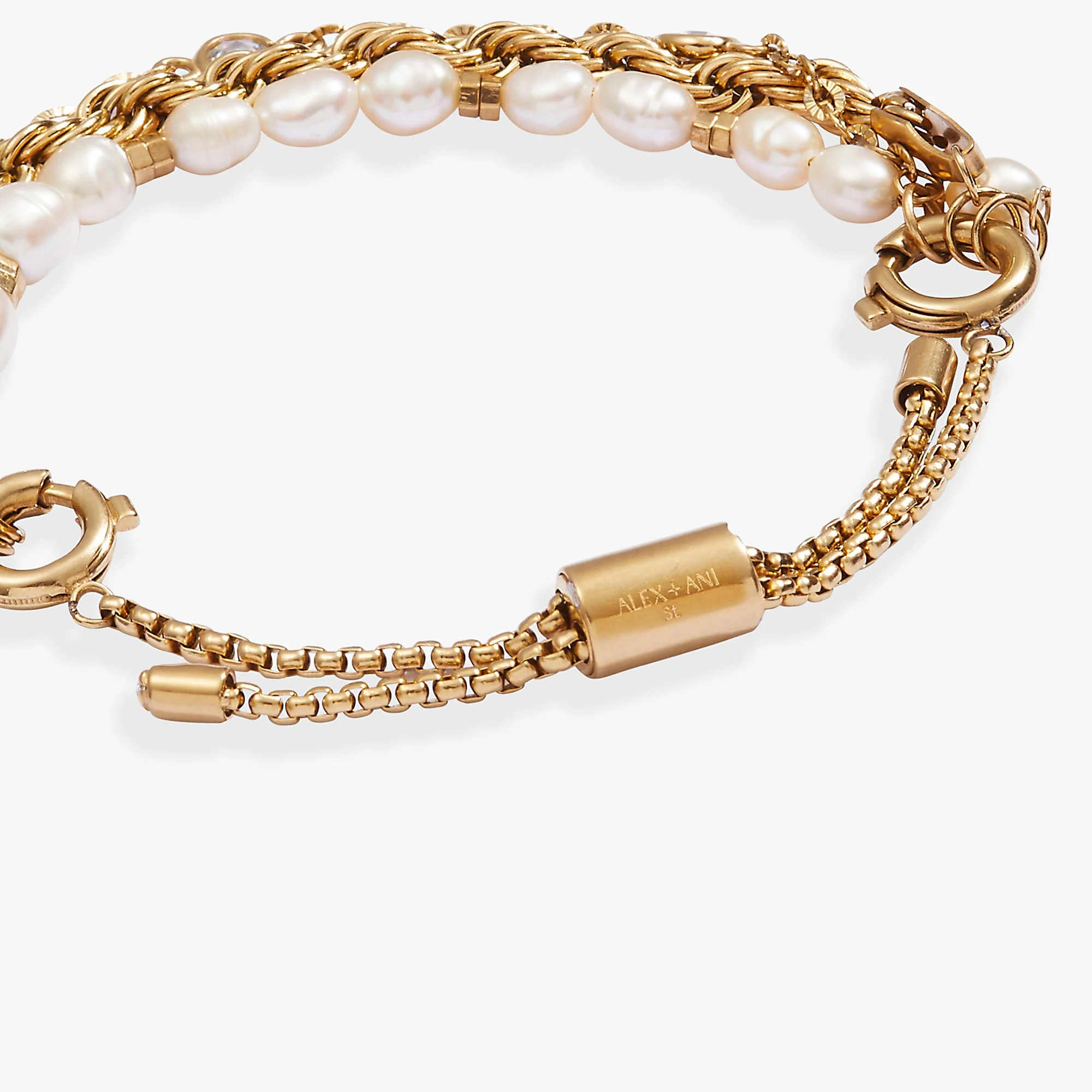 Crystal + Pearl Stranded™ Bracelet Set - Image 10