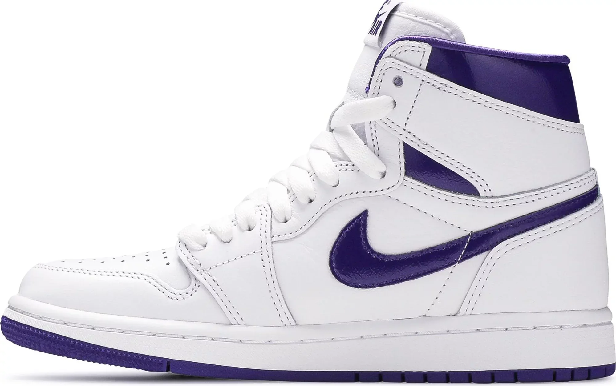 Preschool Air Jordan Retro 1 High Og 'Court Purple (2021)' (Ps) - Image 3