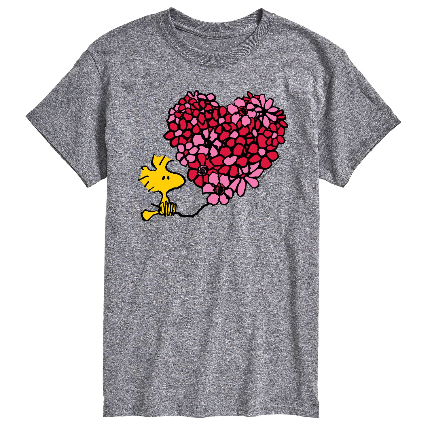 Peanuts - Flower Heart - Men's Short Sleeve Graphic T-Shirt - Image 2
