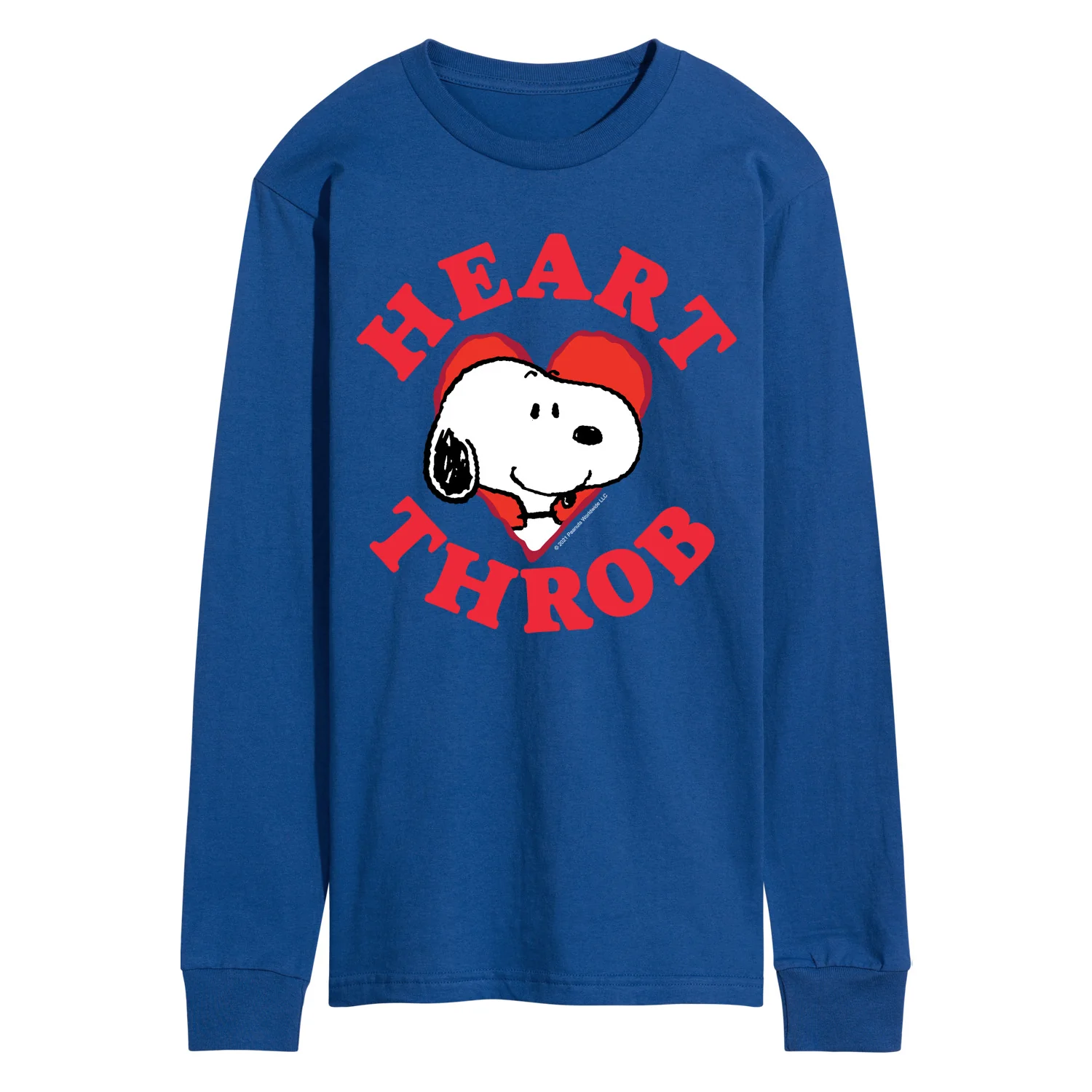 Peanuts - Snoopy Heart Throb - Men's Long Sleeve Graphic T-Shirt - Image 4