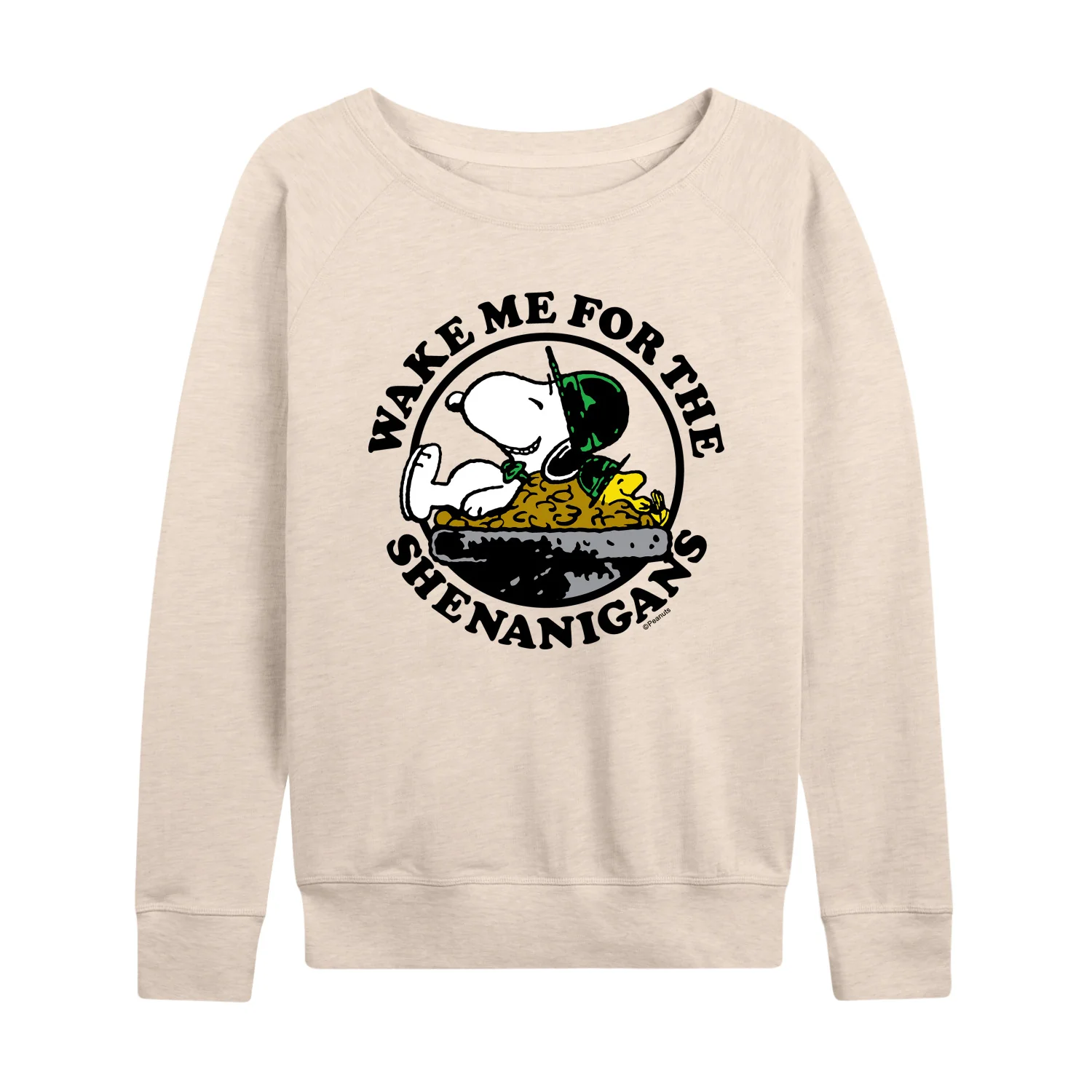 Peanuts - Snoopy & Woodstock Shenanigans - Women's French Terry Long Sleeve Pullover - Image 2
