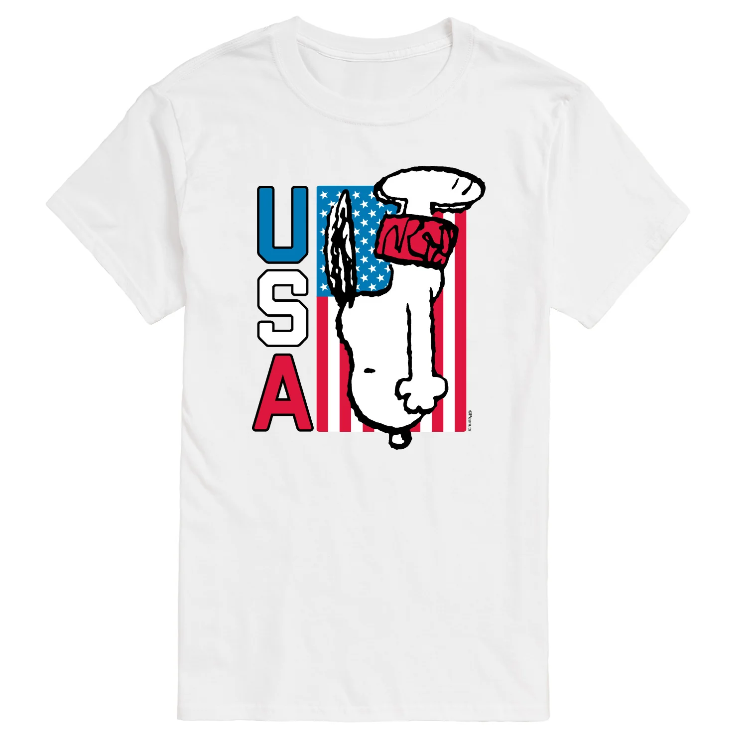 Peanuts - USA Diving - Men's Short Sleeve Graphic T-Shirt