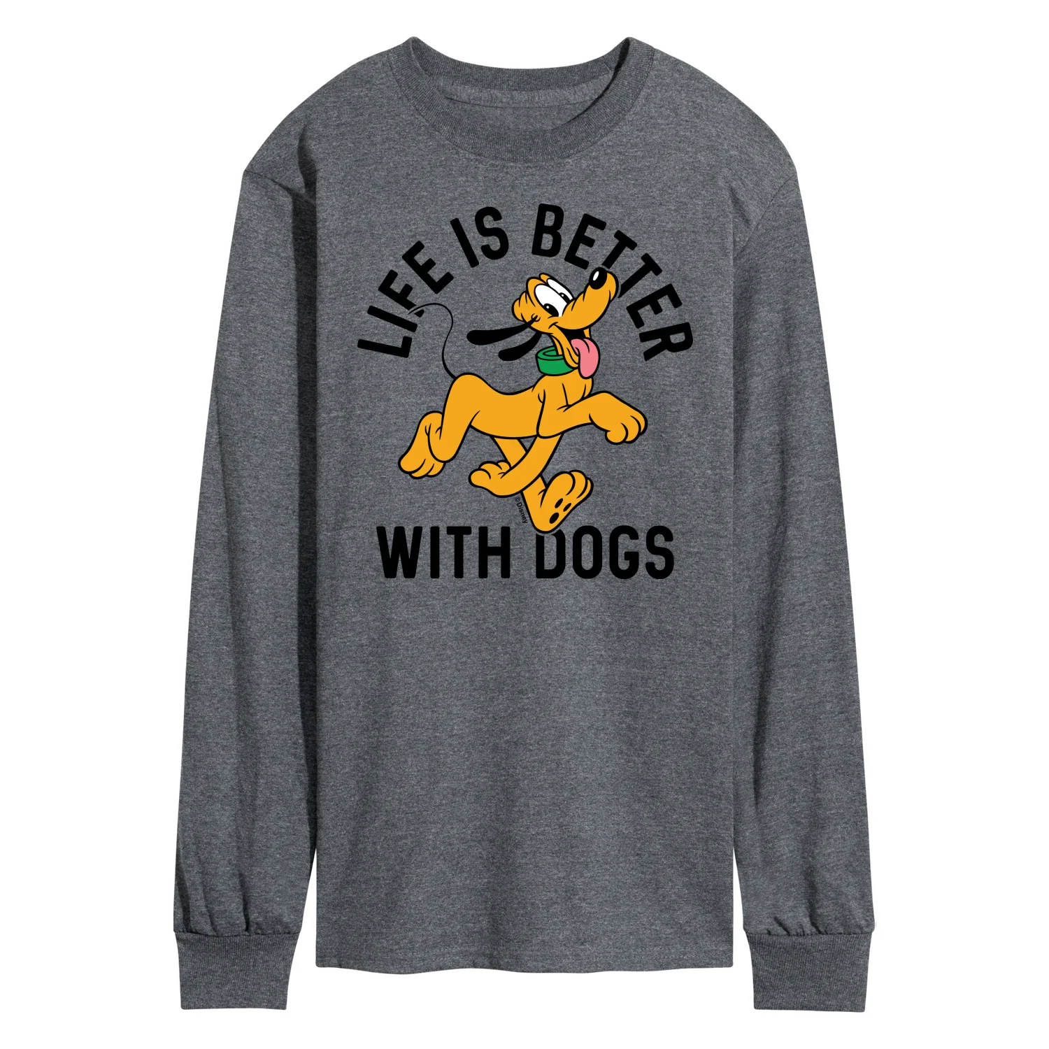 Mickey & Friends - Life Is Better With Dogs - Men's Long Sleeve T-Shirt - Image 2