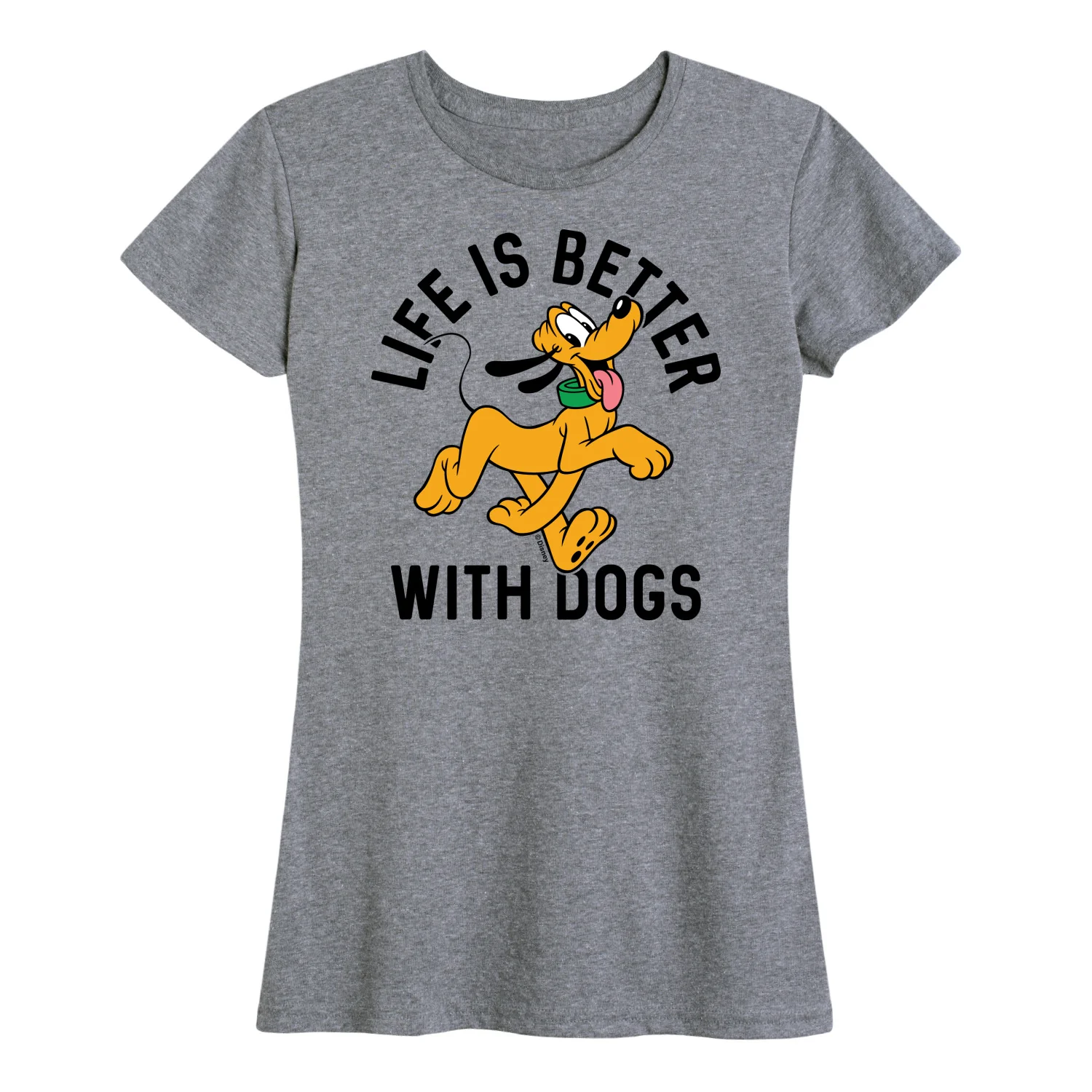 Disney - Life is Better With Dogs - Women's Short Sleeve Graphic T-Shirt - Image 2