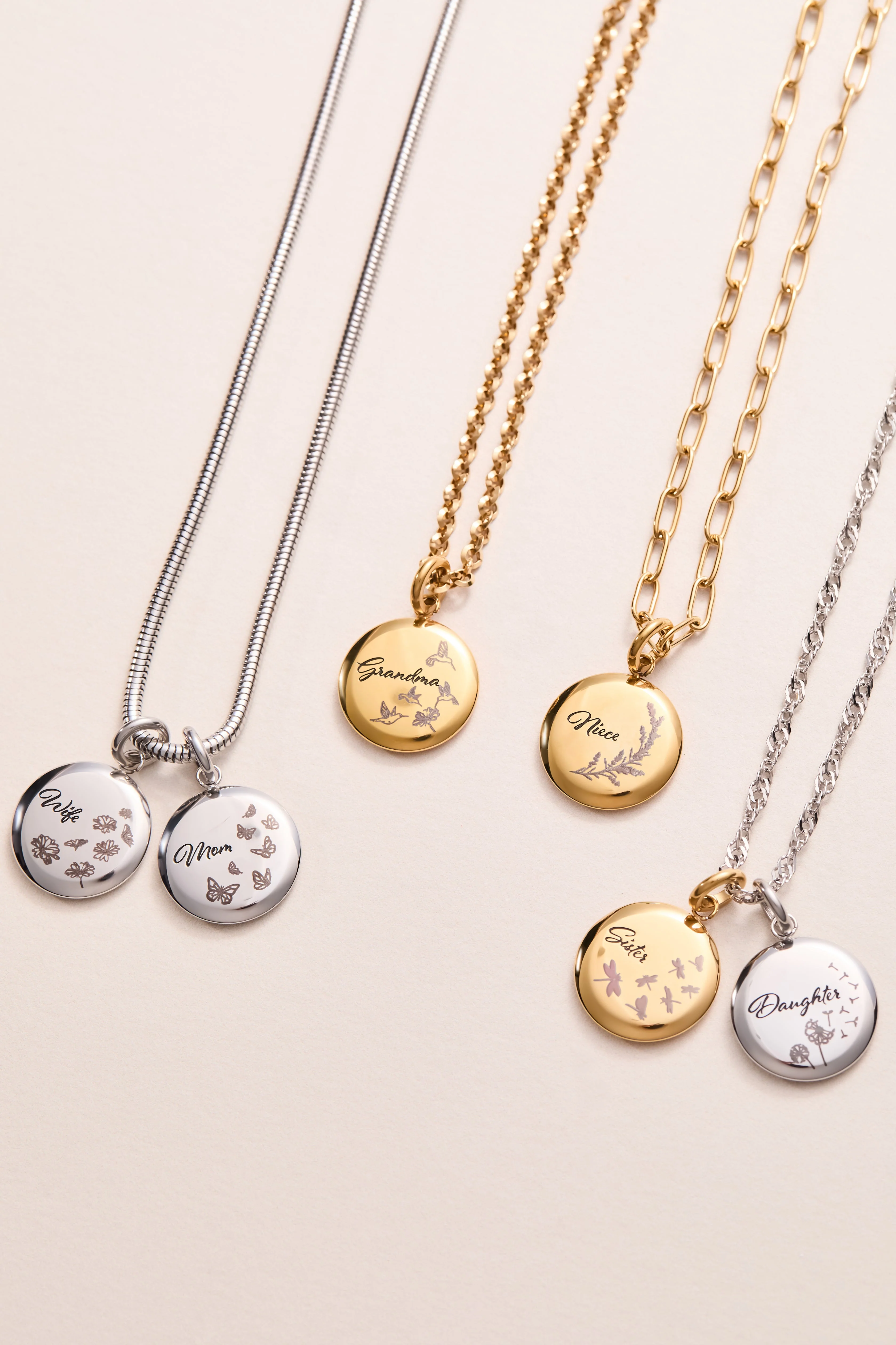 Daughter Dandelion Disc Charm - Image 2