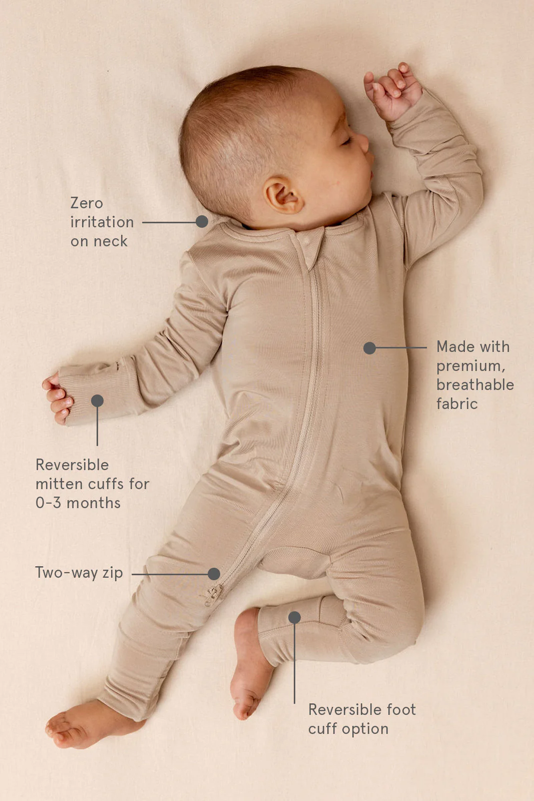 Desert Lark - CloudBlend™ Footless Pajamas - Image 2