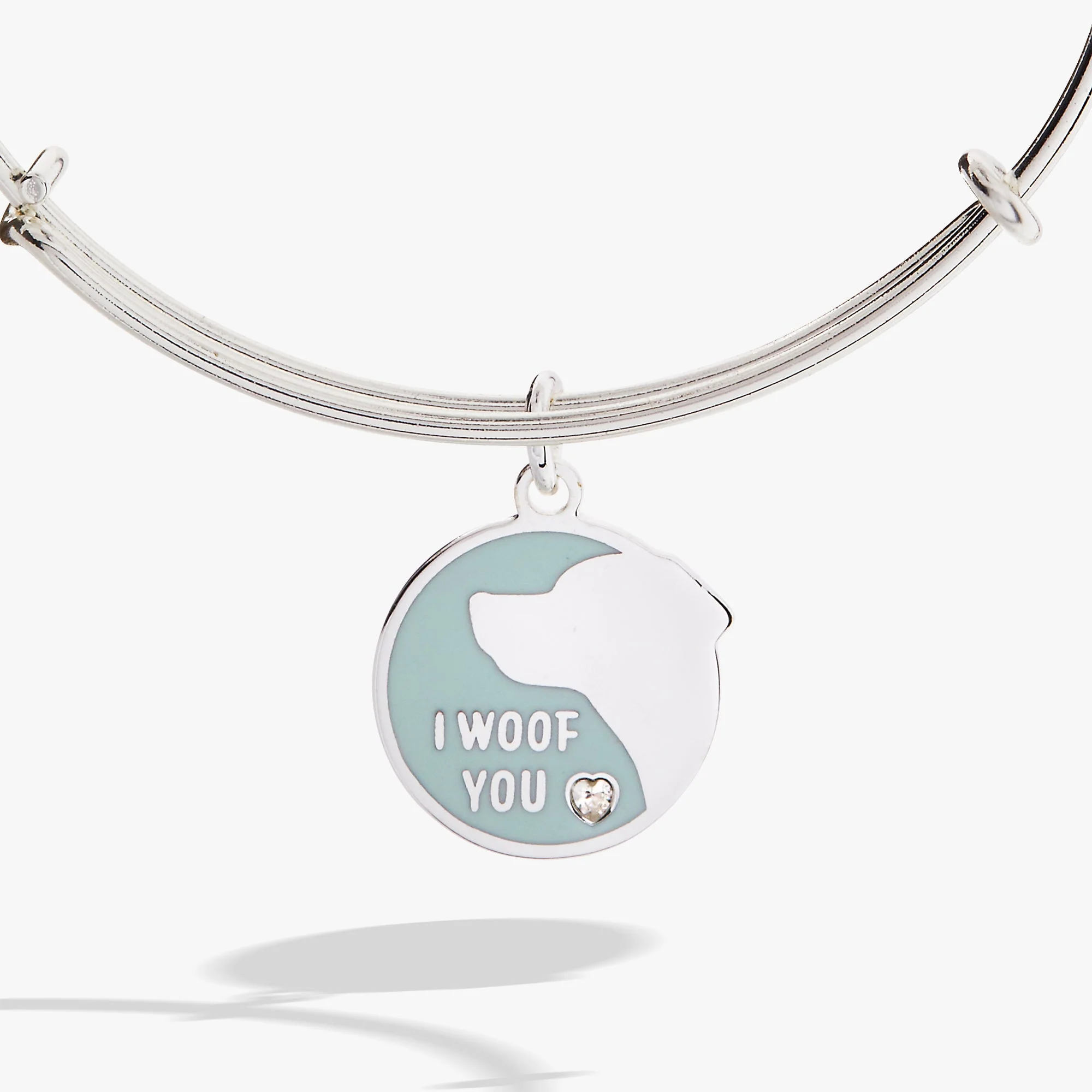Dog 'I Woof You' Bangle - Image 2