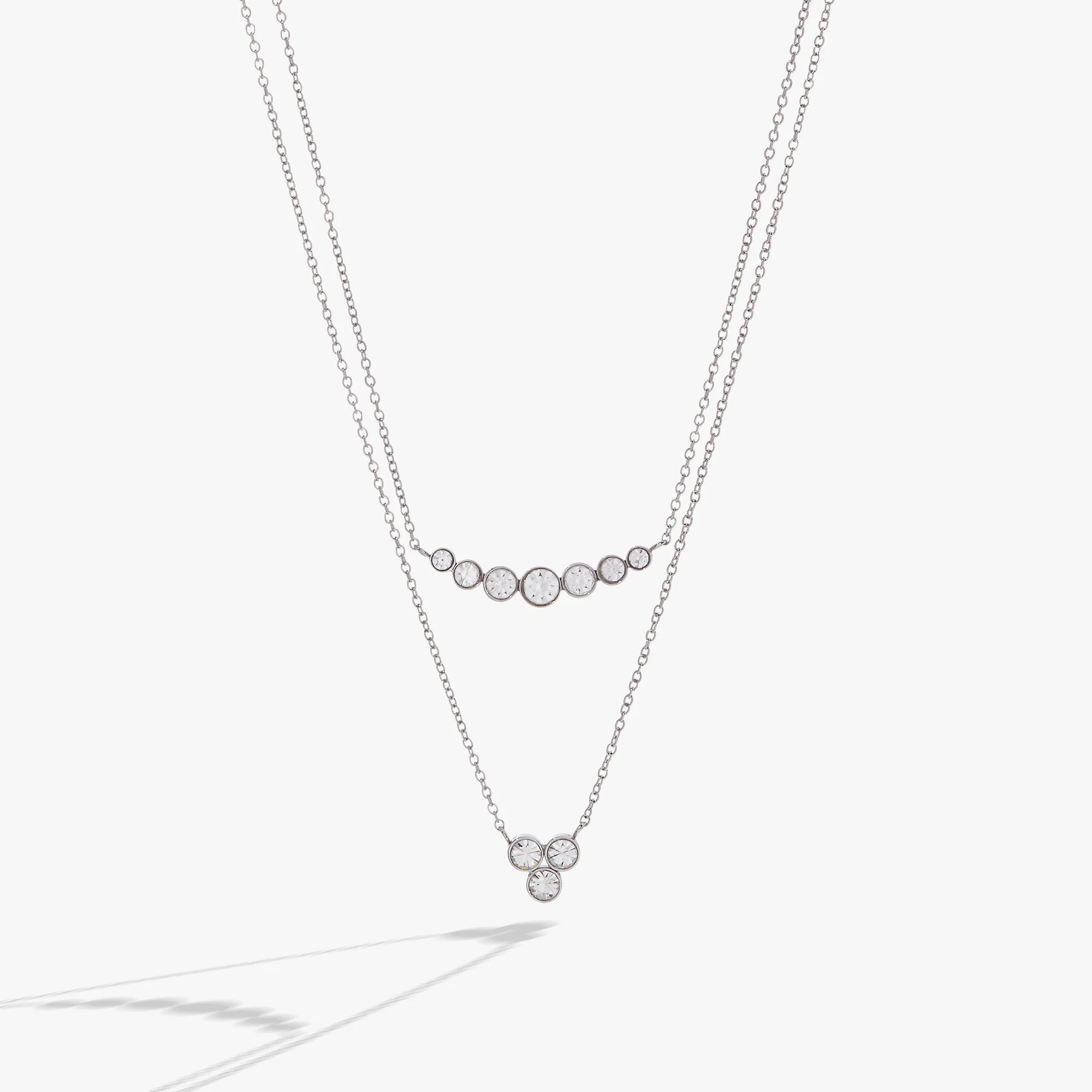 Double-Layer Crystal Necklace - Image 3