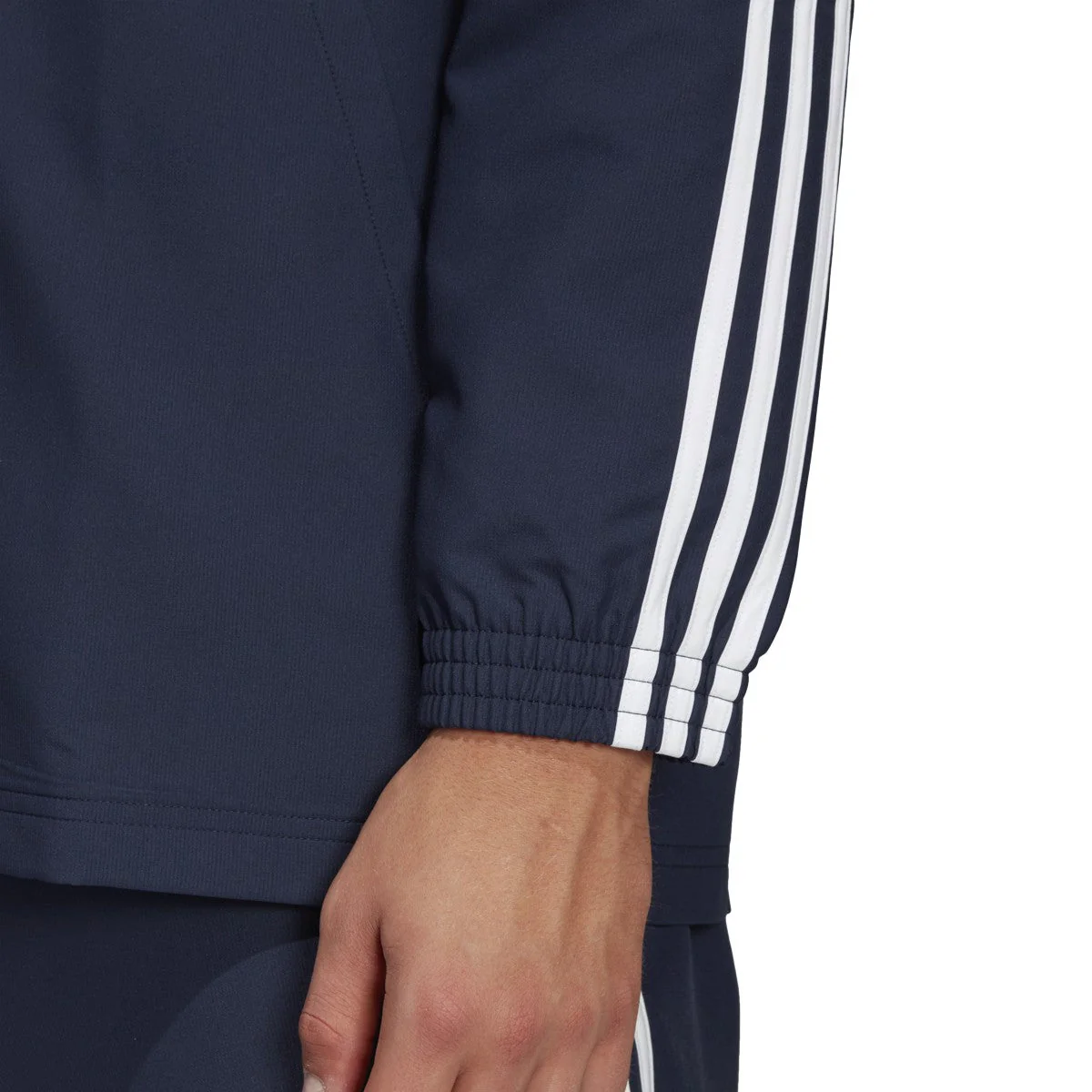 Men's adidas Essentials 3-Stripes Woven Windbreaker - Image 6