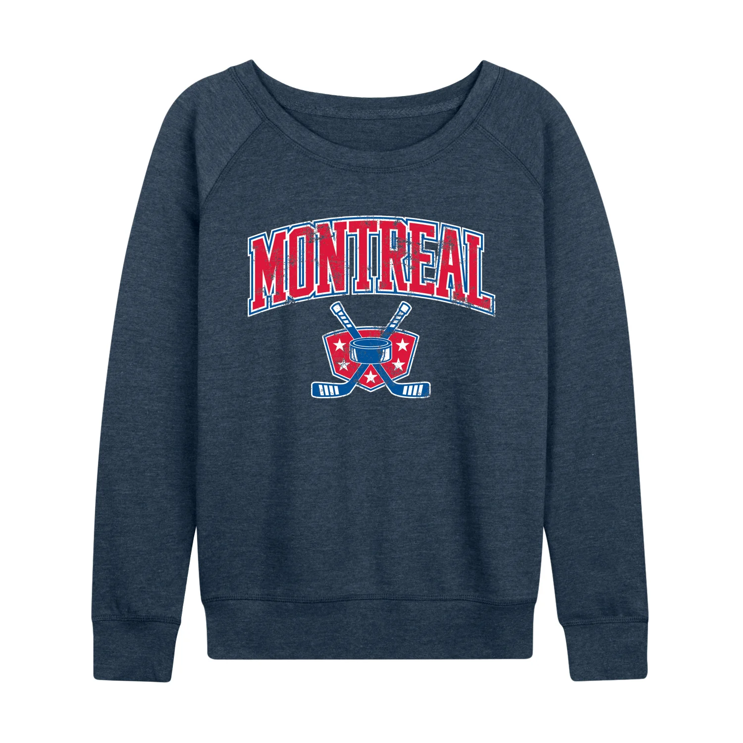 Instant Message - Montreal Hockey - Women's French Terry Long Sleeve Pullover