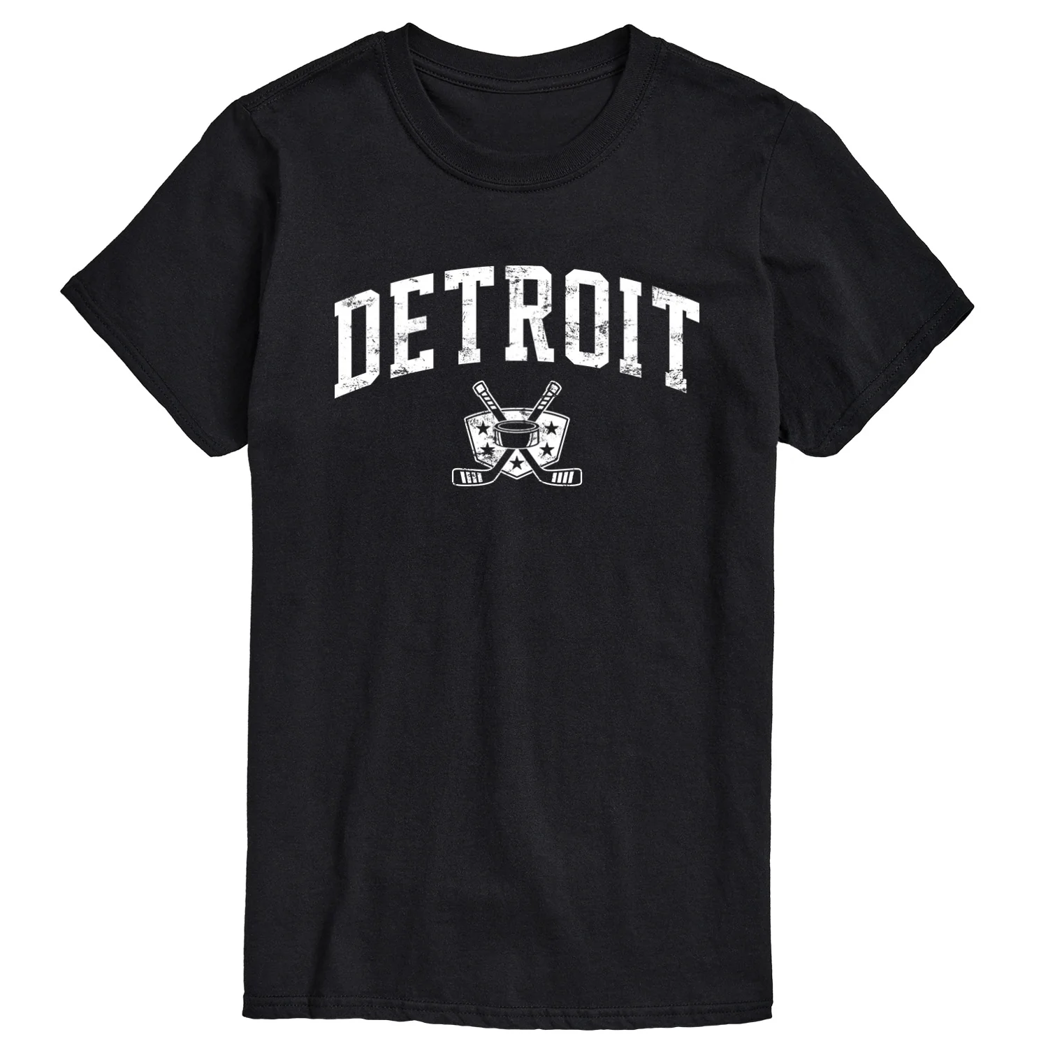 Instant Message - Detroit Hockey - Men's Short Sleeve Graphic T-Shirt - Image 2