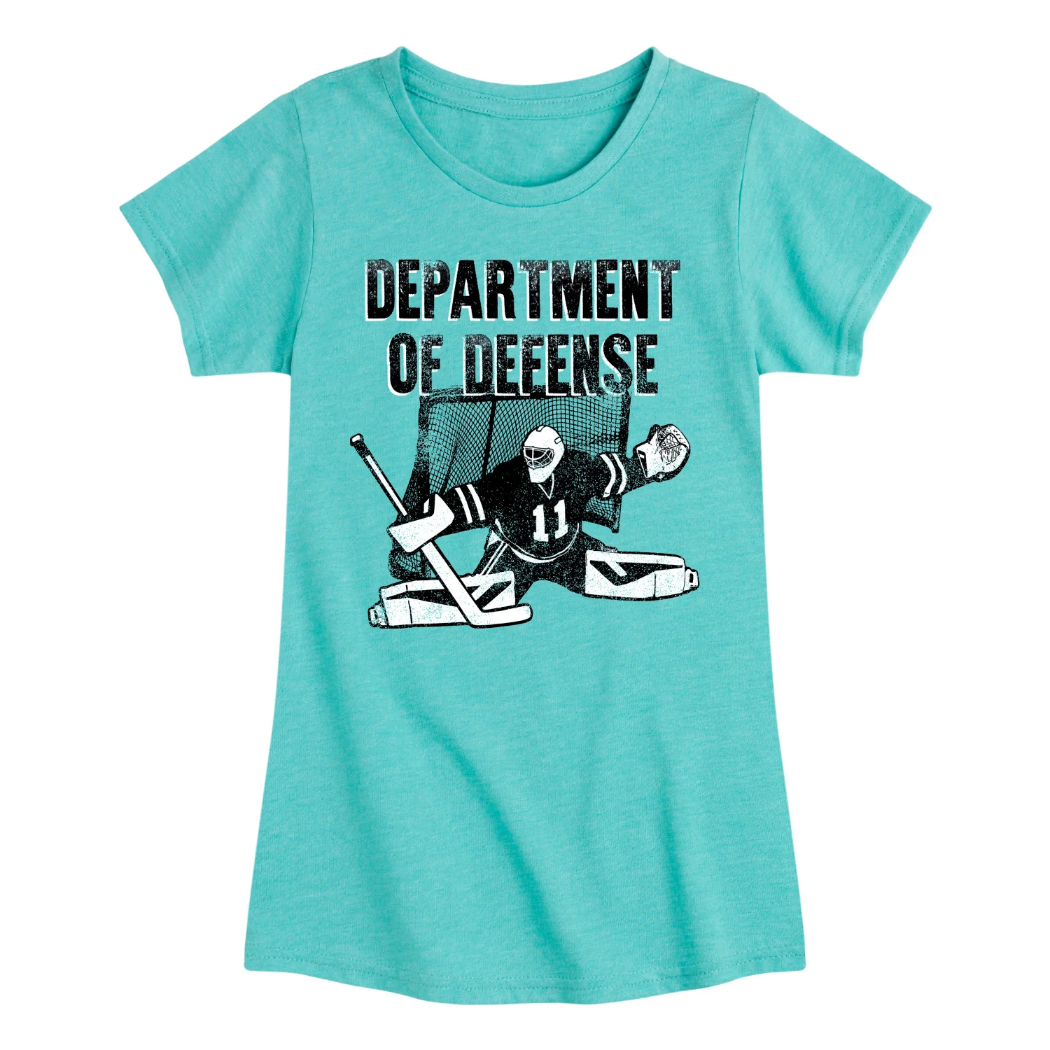 Instant Message - Department Of Defense - Youth Girls Fitted Short Sleeve T-Shirt