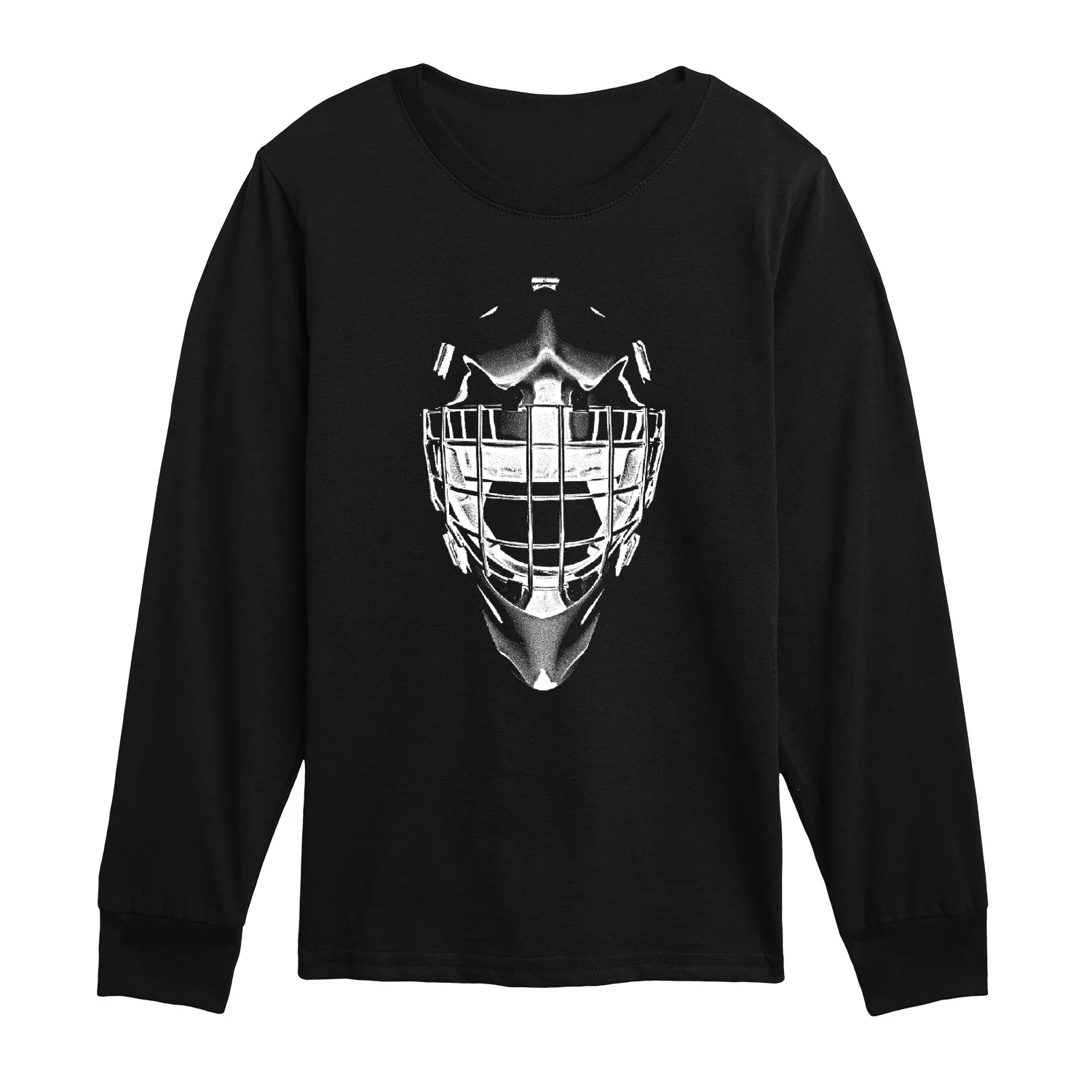 Instant Message - Hockey Mask - Youth Boys Long Sleeve Graphic T-Shirt
