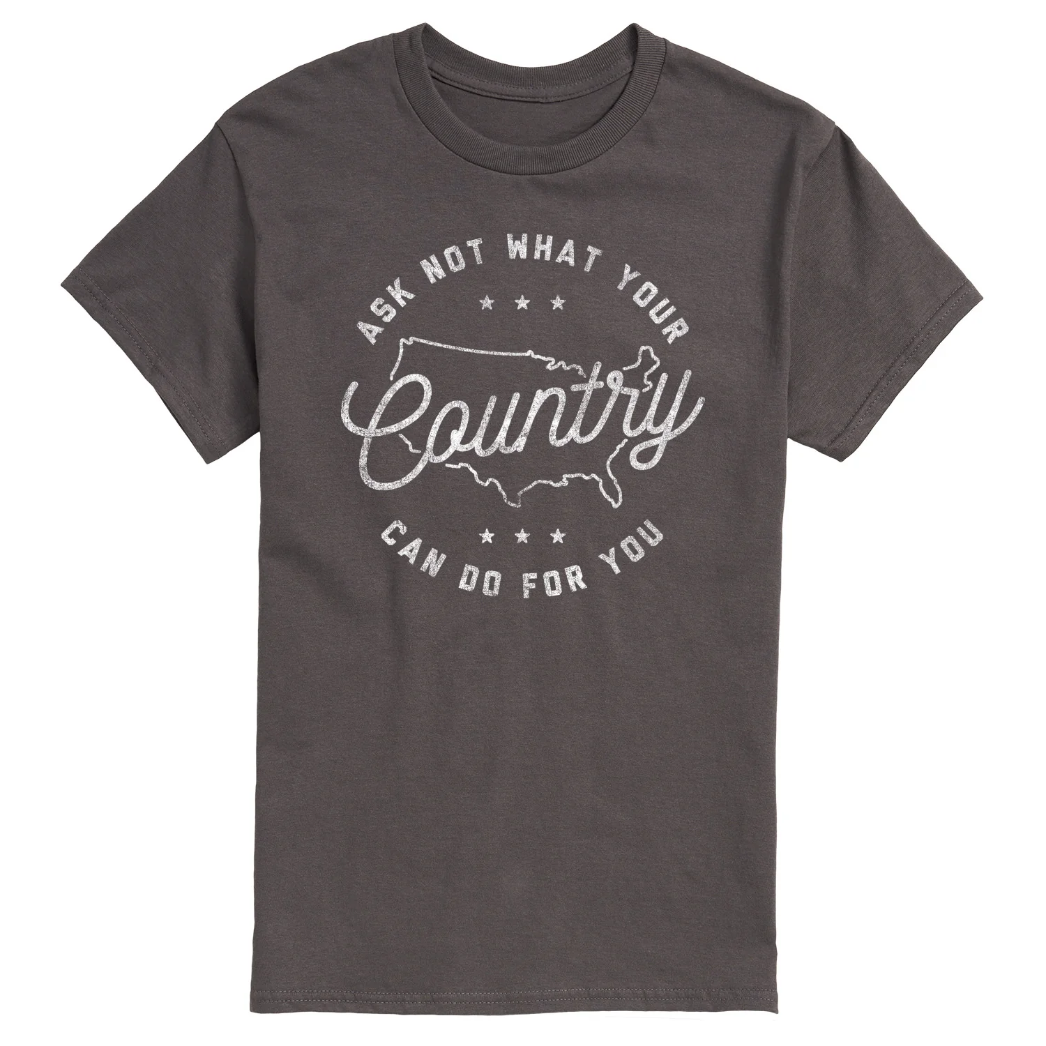 Instant Message - Ask Not What Your Country Can Do For You - Men's Short Sleeve Graphic T-Shirt - Image 2