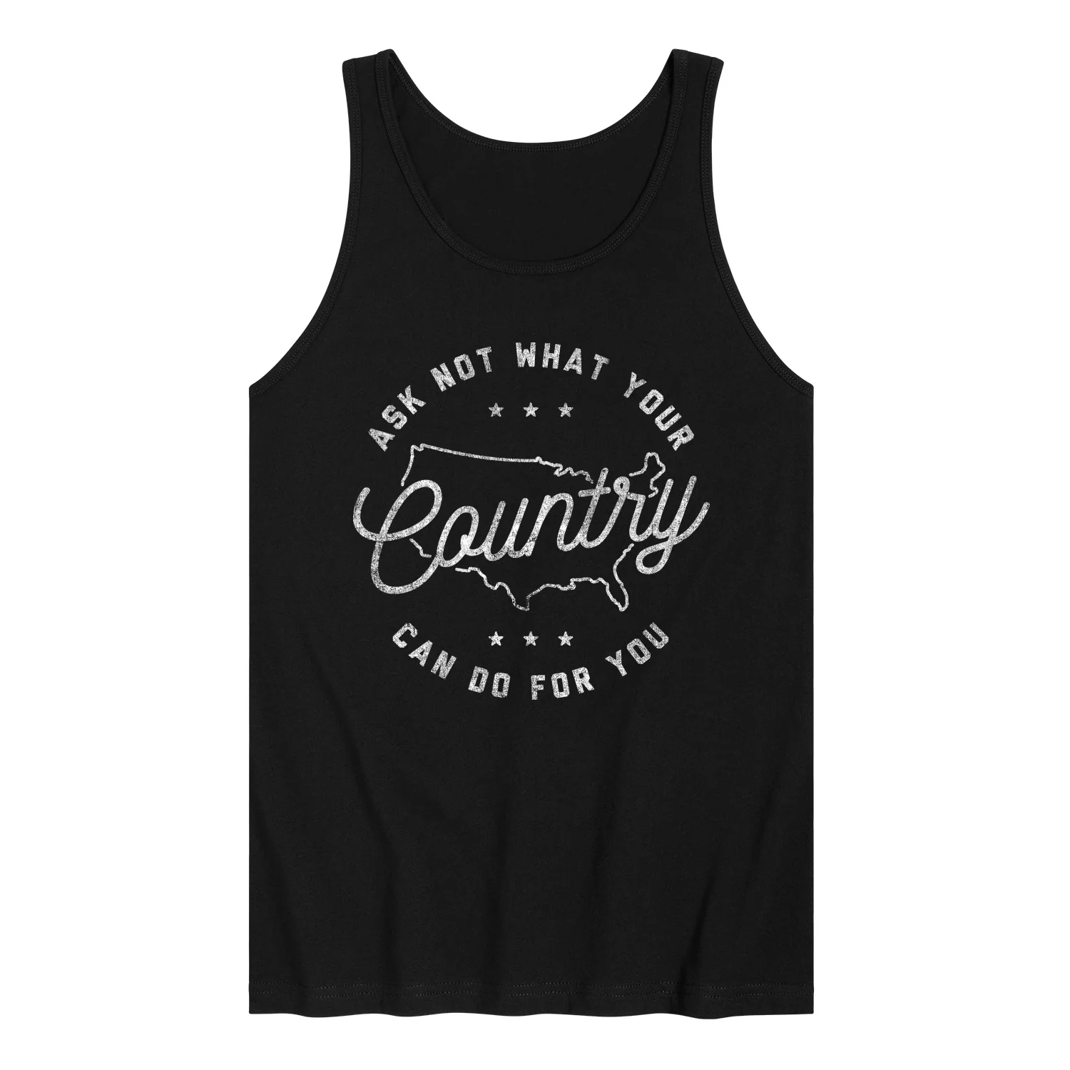 Instant Message - Ask Not What Your Country Can Do For You - Men's Sleeveless Graphic Tank