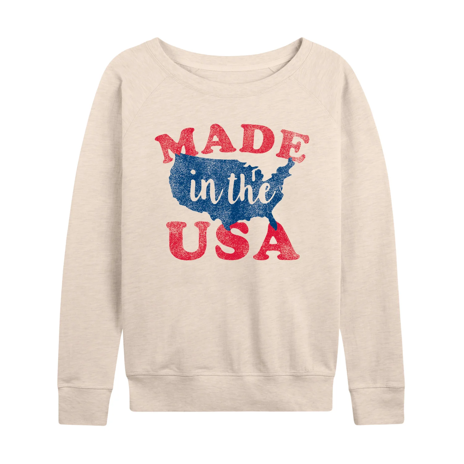 Instant Message - Made in the USA - Women's French Terry Long Sleeve Pullover