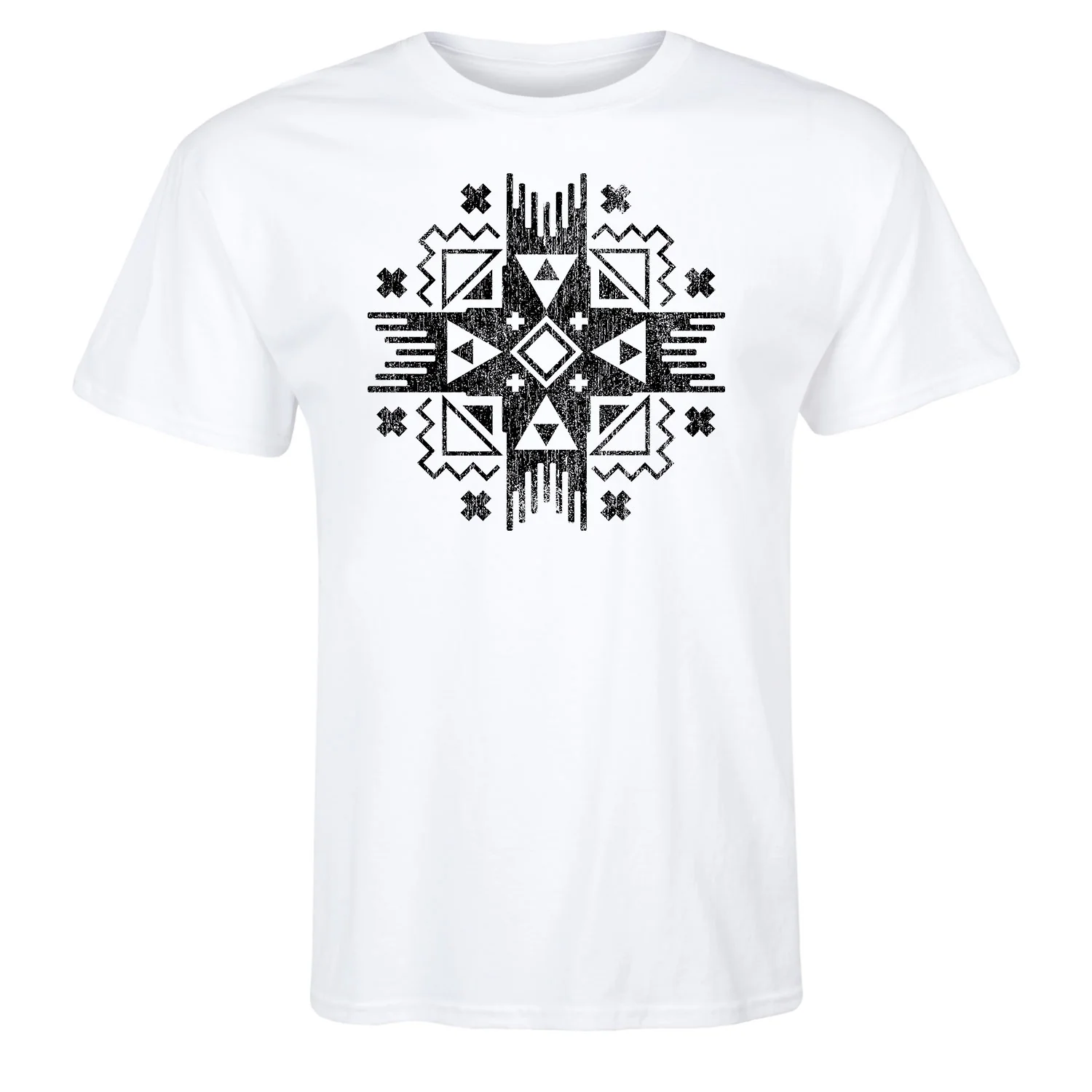 Country Casuals - Southwestern Cross Design - Men's Short Sleeve Graphic T-Shirt - Image 2
